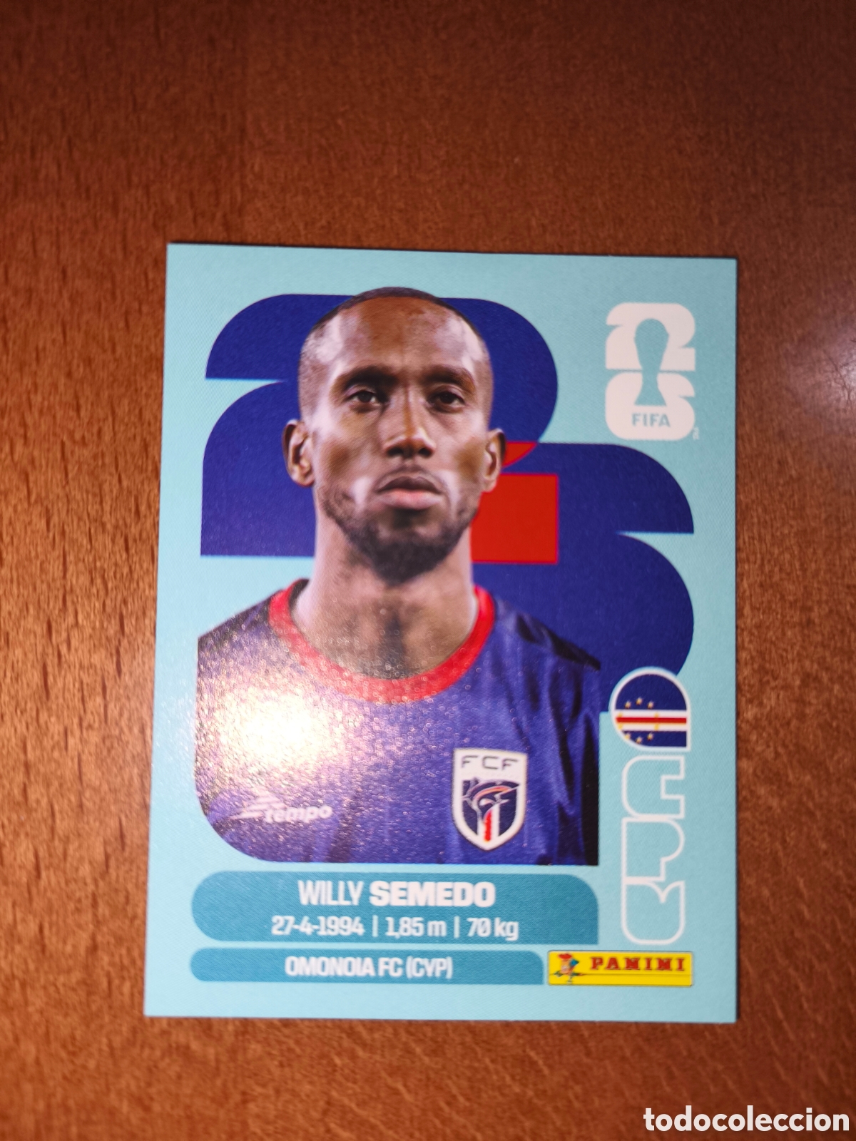 Cromos de f&uacute;tbol: CPV19 Willy Semedo CPV 19 Fifa World Cup 2026 Cabo Verde