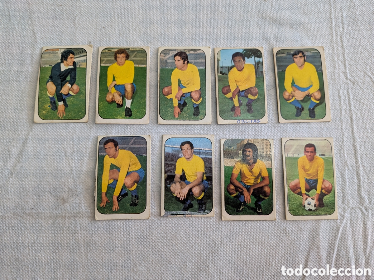 Figurine di Calcio: Las Palmas Liga Este 76-77 - Coleccion 9 cromos diferentes