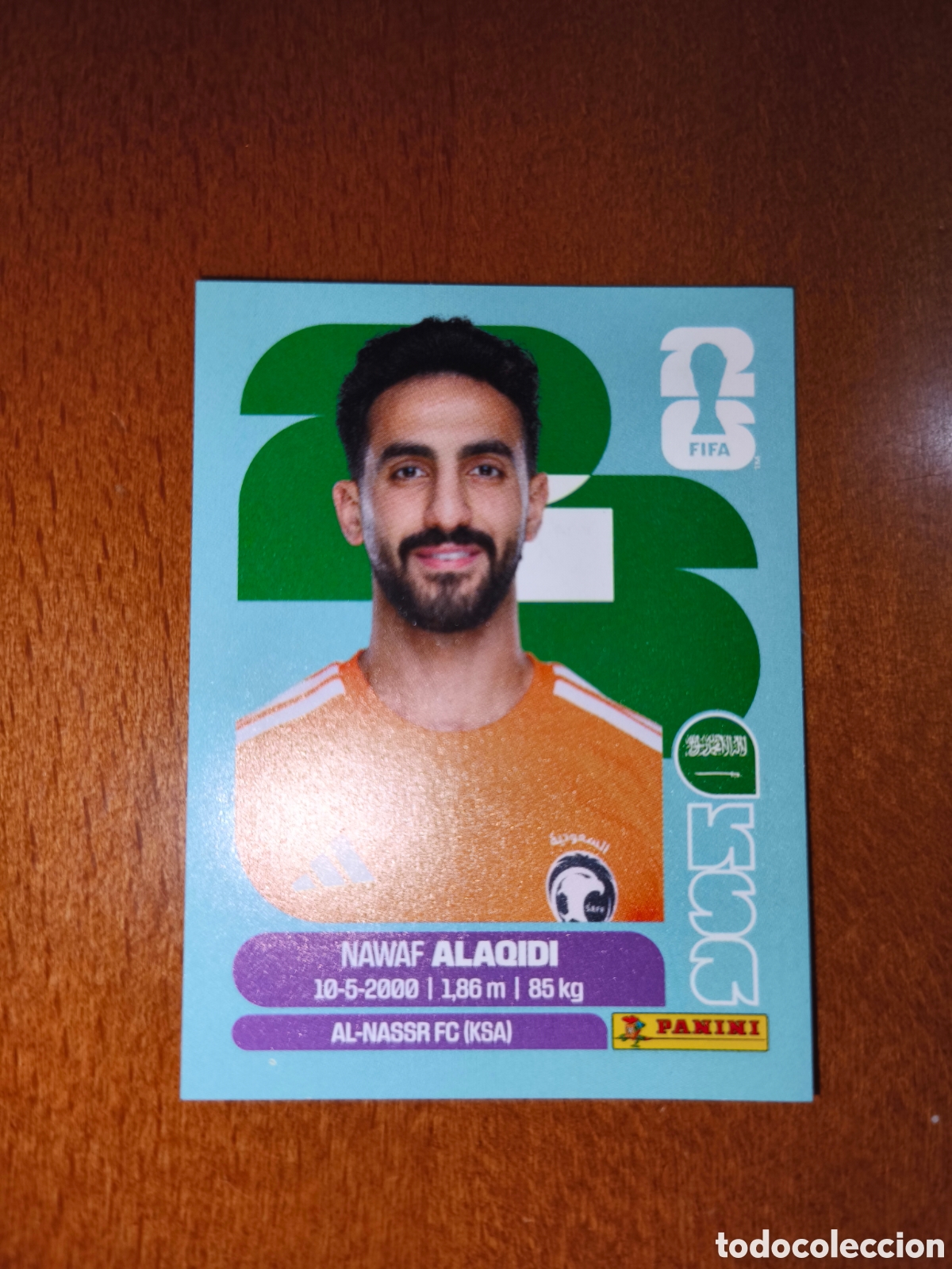 Football Stickers: KSA2 Nawaf Alaqidi KSA 2 Fifa World Cup 2026 Arabia Saud&iacute;