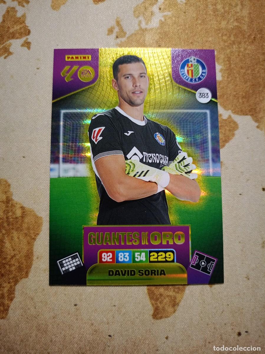 Fu&szlig;ball-Sticker: Guantes de Oro 383 DAVID SORIA Adrenalyn 2025-26
