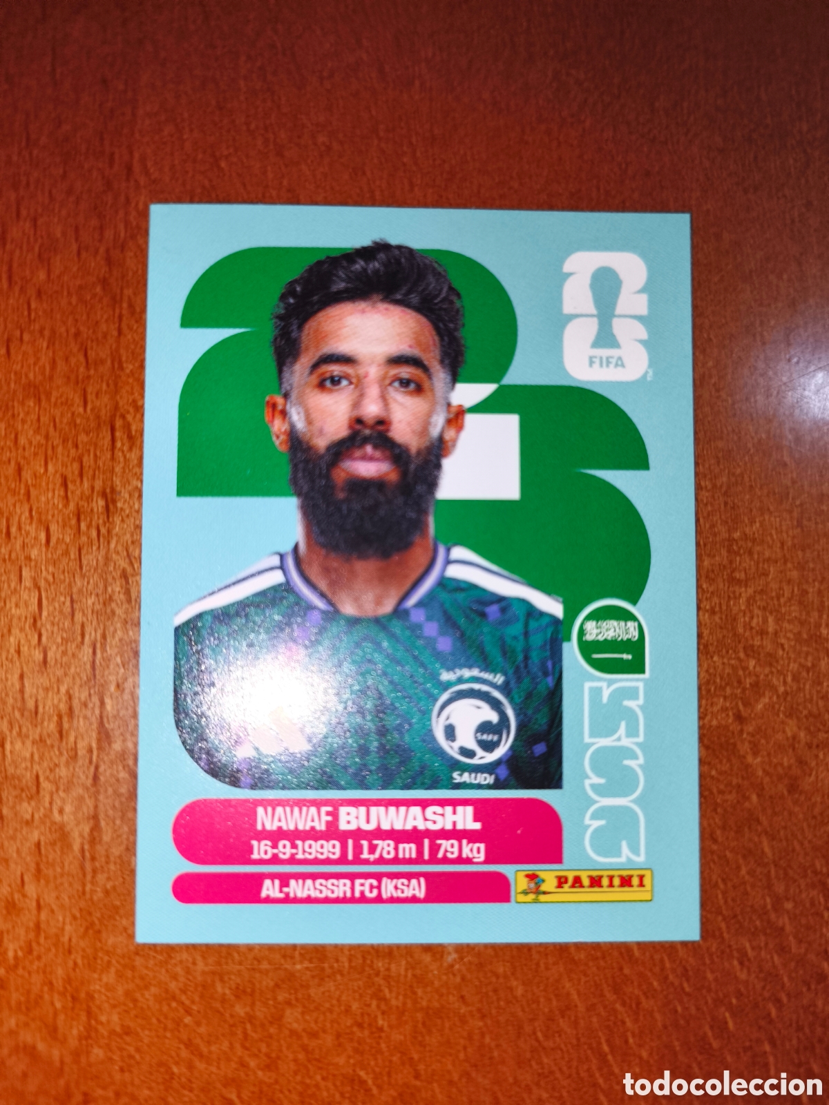 Cromos de f&uacute;tbol: KSA5 Nawaf Buwashl KSA 5 Fifa World Cup 2026 Arabia Saud&iacute;