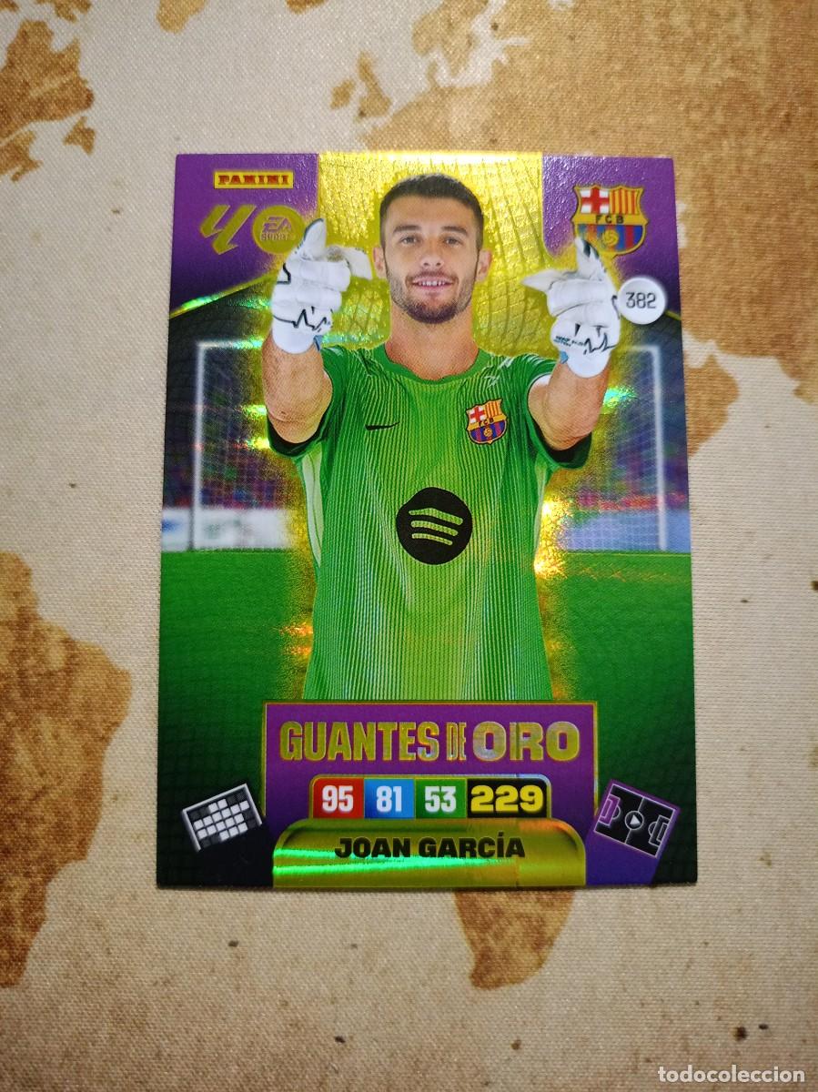 Cromos de f&uacute;tbol: Guantes de Oro 382 JOAN GARC&Iacute;A Adrenalyn 2025-26