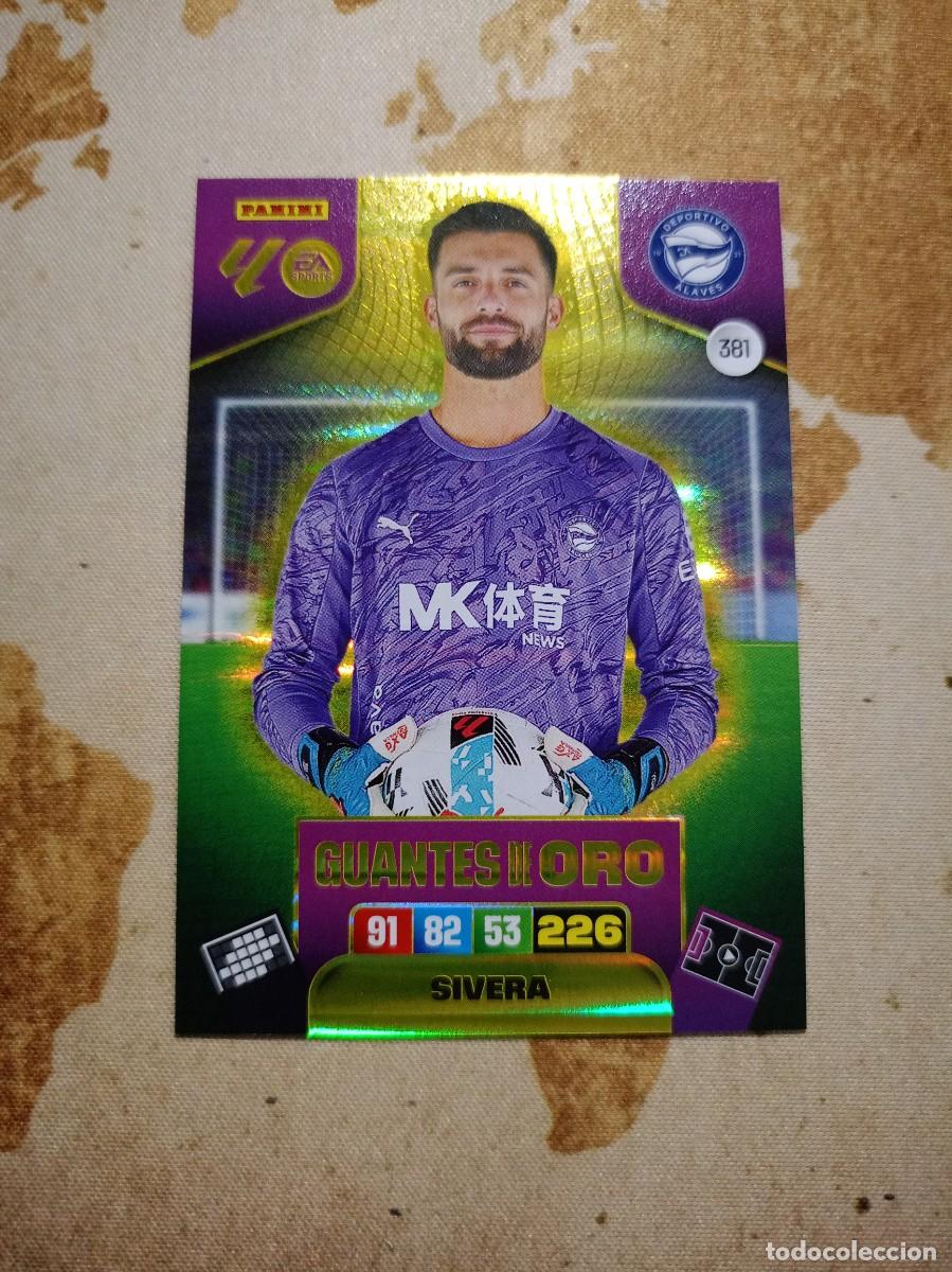 Cromos de f&uacute;tbol: Guantes de Oro 381 SIVERA Adrenalyn 2025-26