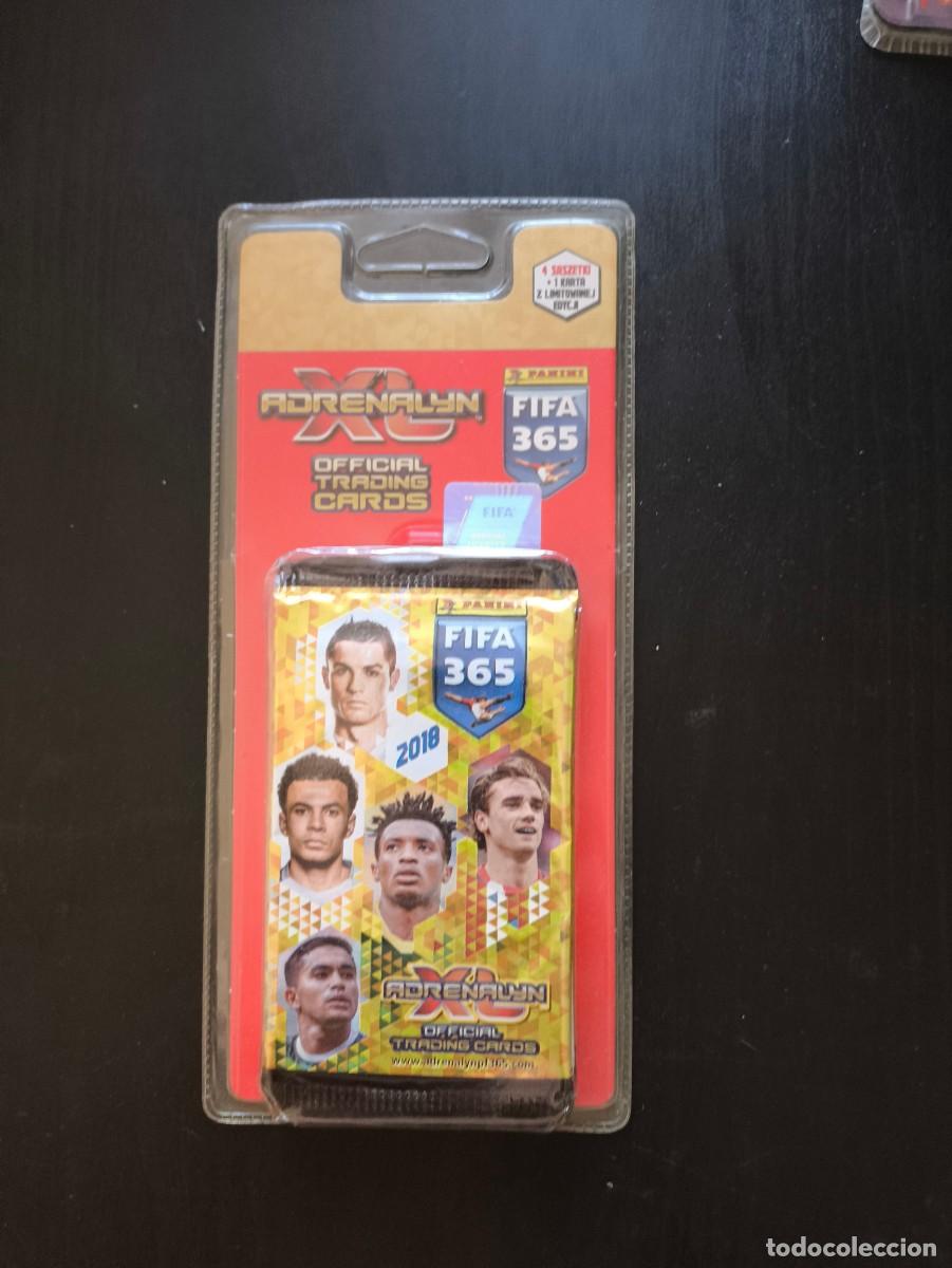 Cromos de f&uacute;tbol: BLISTER 4 SOBRES Y EDICION LIMITADA PANINI ADRENALYN XL FIFA 2017 2018 17 18 N ESTE LIGA MESSI