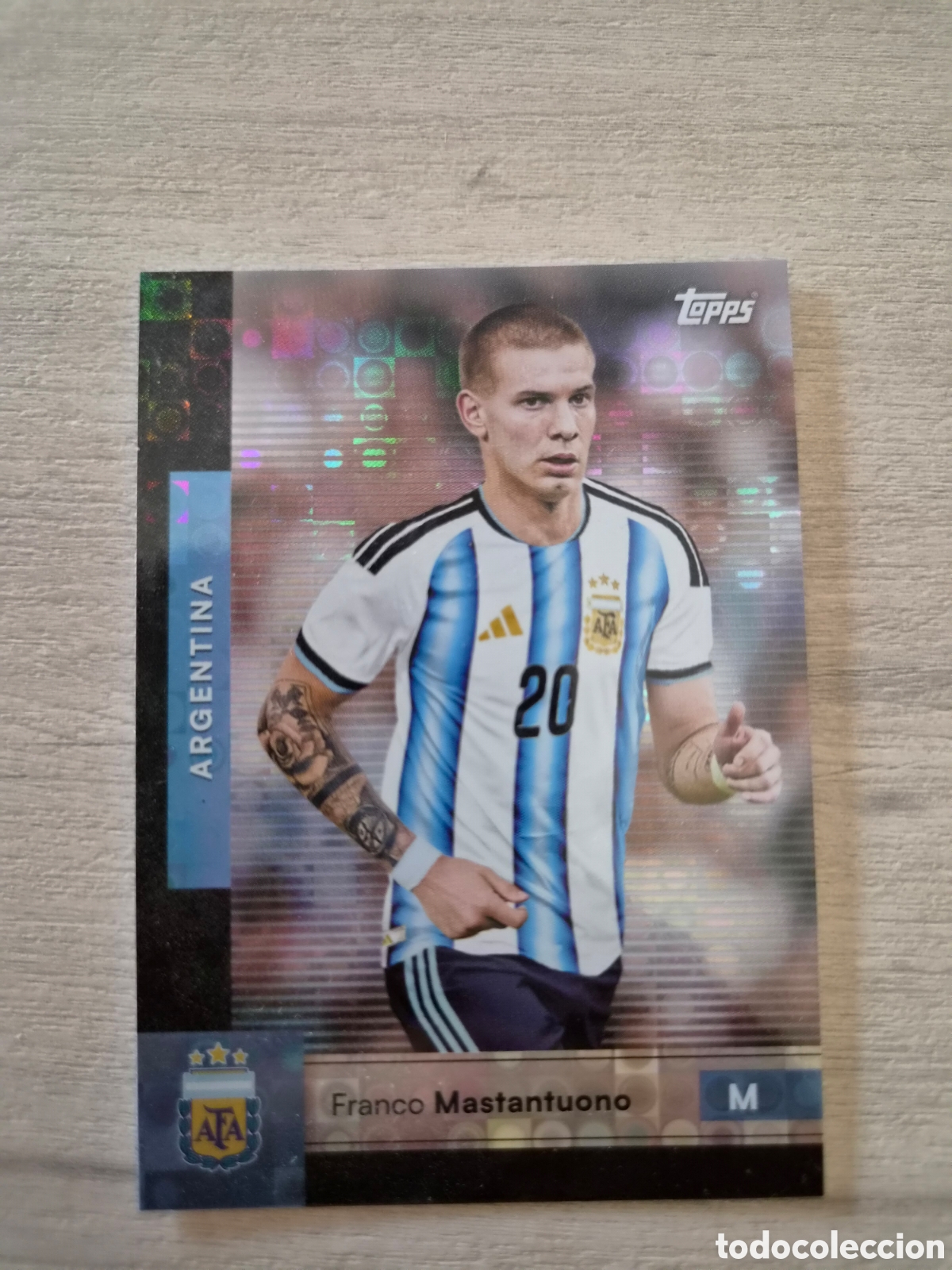Cromos de Futebol: N&deg;8 Franco Mastantuono Paralela Team Set Argetina 2026