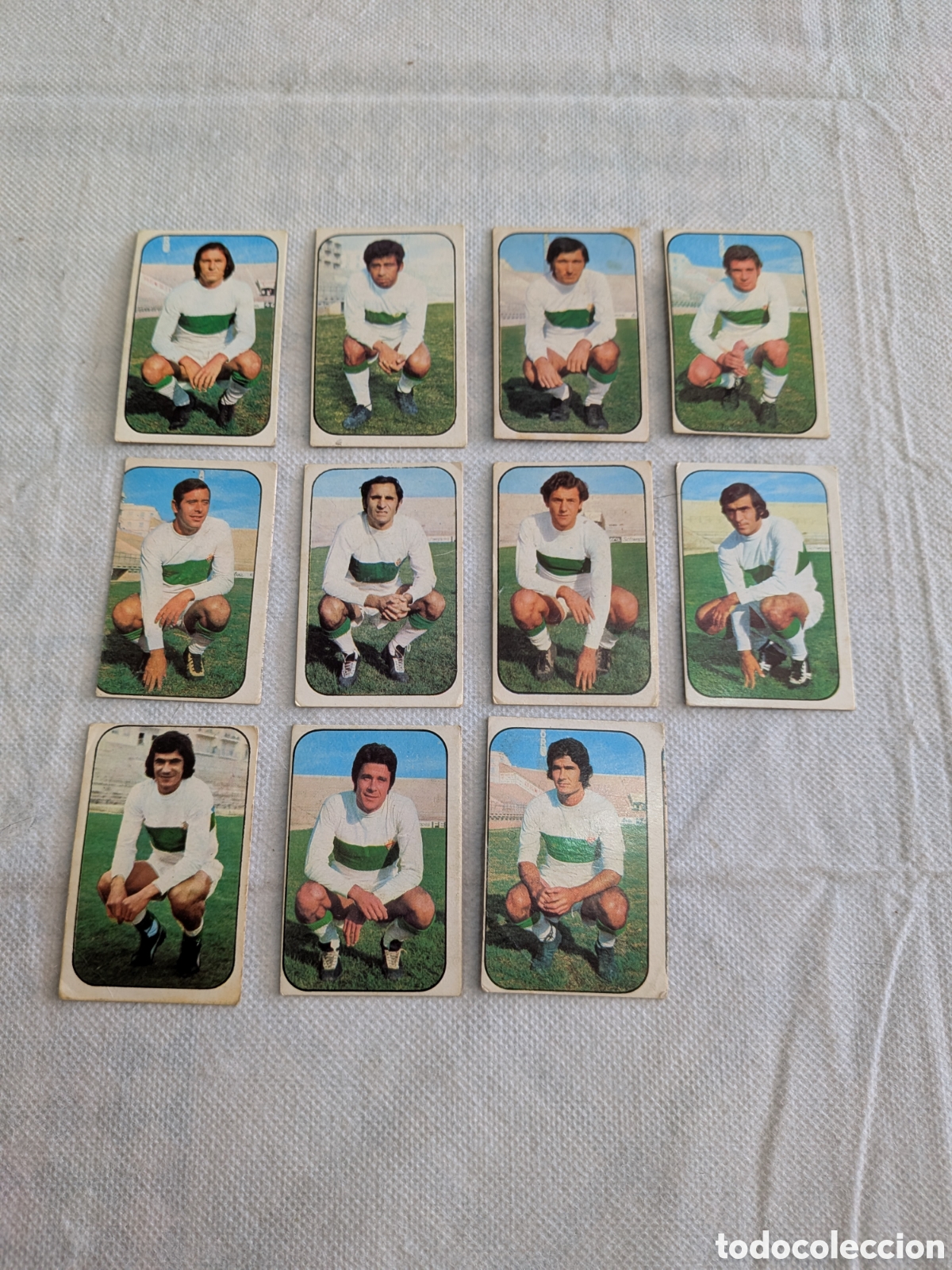 Cromos de f&uacute;tbol: Elche Liga Este 76-77 - Coleccion 11 cromos diferentes