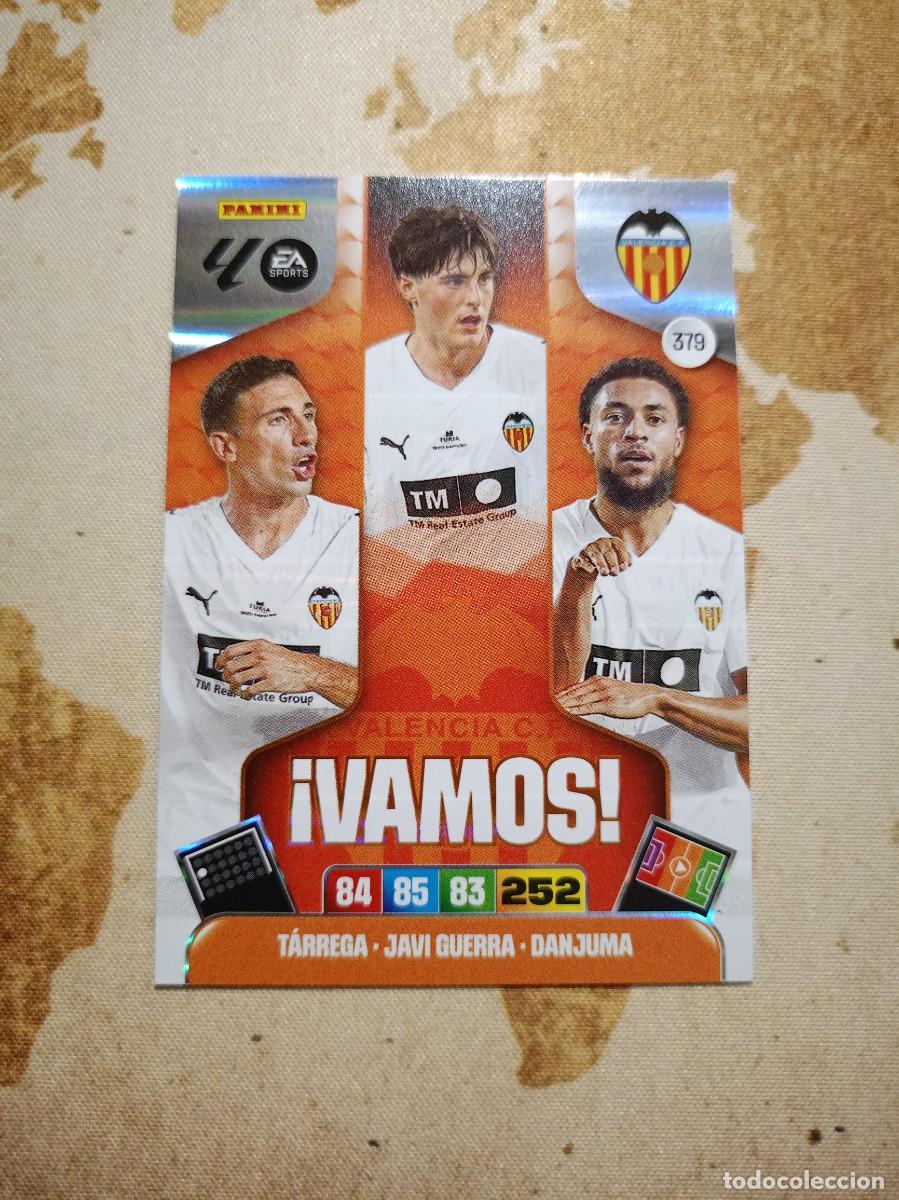 Cromos de f&uacute;tbol: Vamos 379 VALENCIA Adrenalyn 2025-26