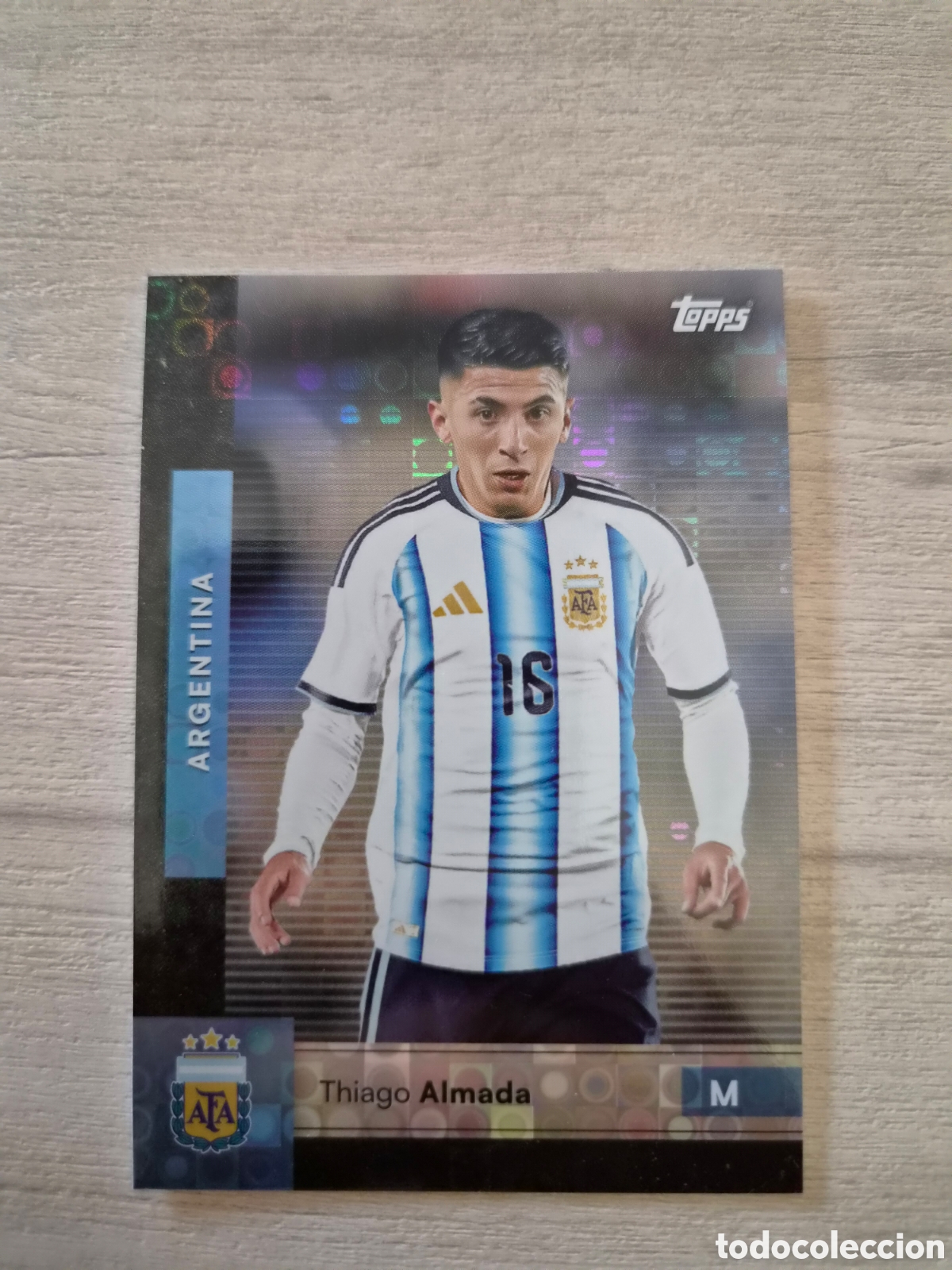 Cromos de f&uacute;tbol: N&deg;11 Thiago Almada Team Set Argentina 2026