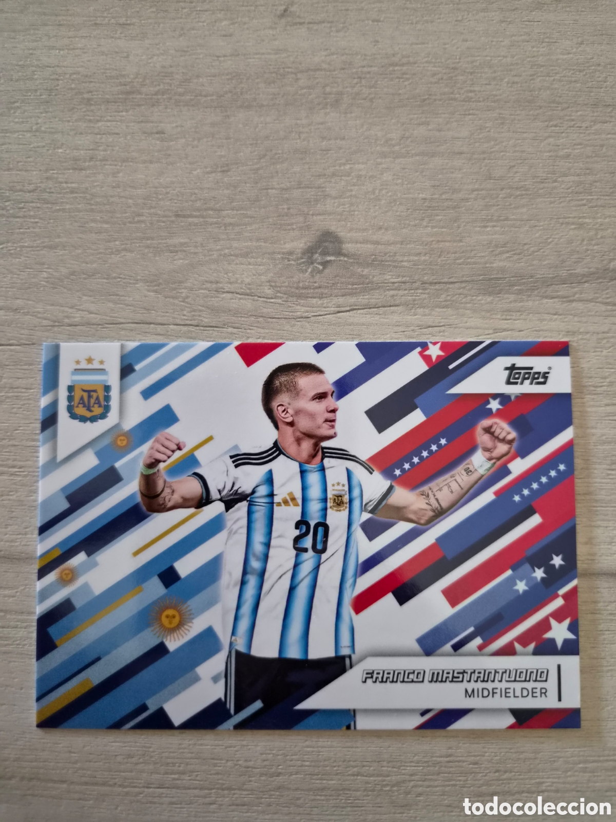 Cromos de f&uacute;tbol: N&deg;35 Franco Mastantuono Team Set Argentina 2026