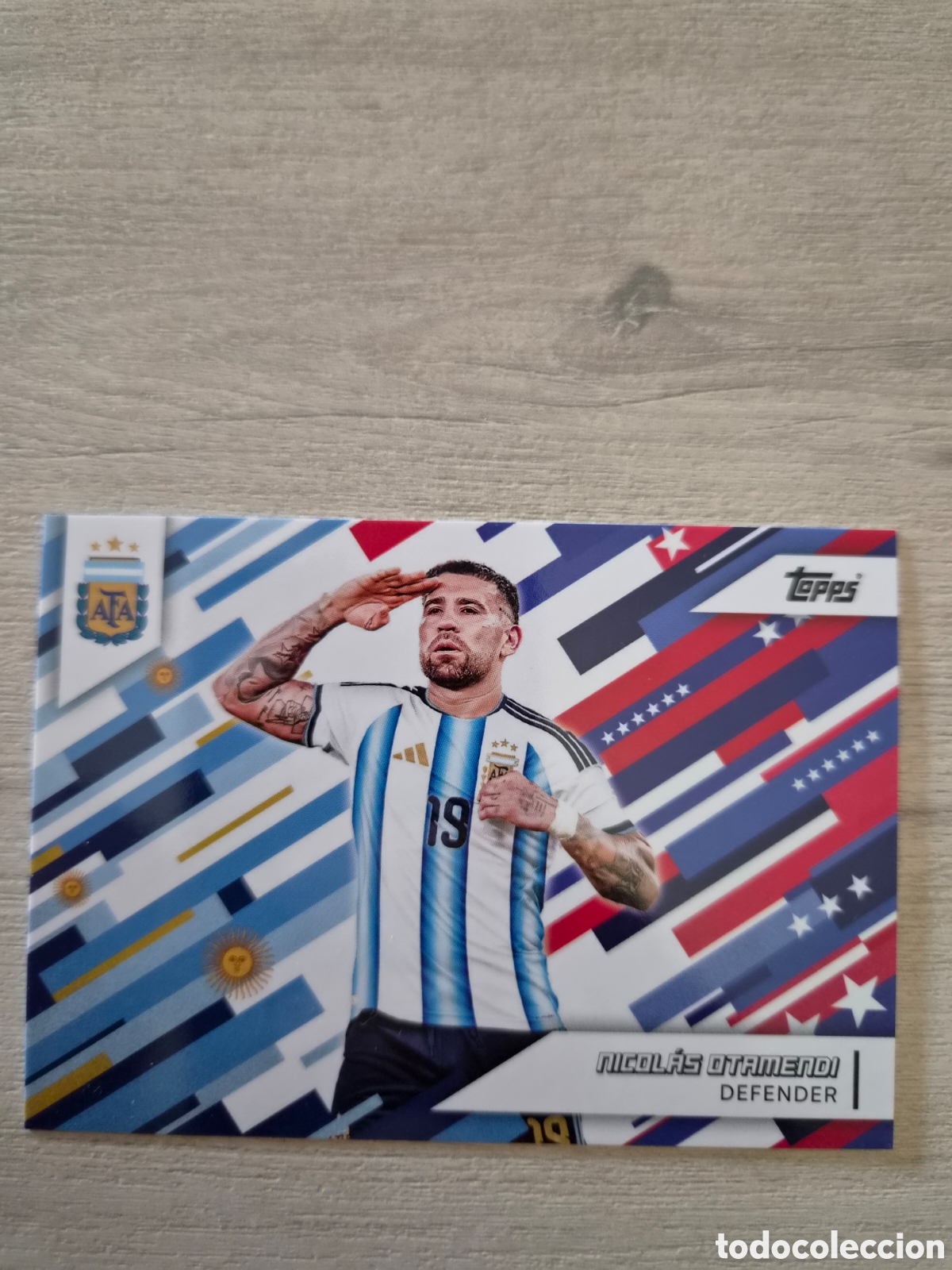 Cromos de f&uacute;tbol: N&deg;34 Nicol&aacute;s Otamendi Team Set Argentina 2026