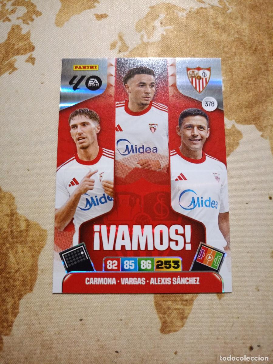 Cromos de f&uacute;tbol: Vamos 378 SEVILLA Adrenalyn 2025-26