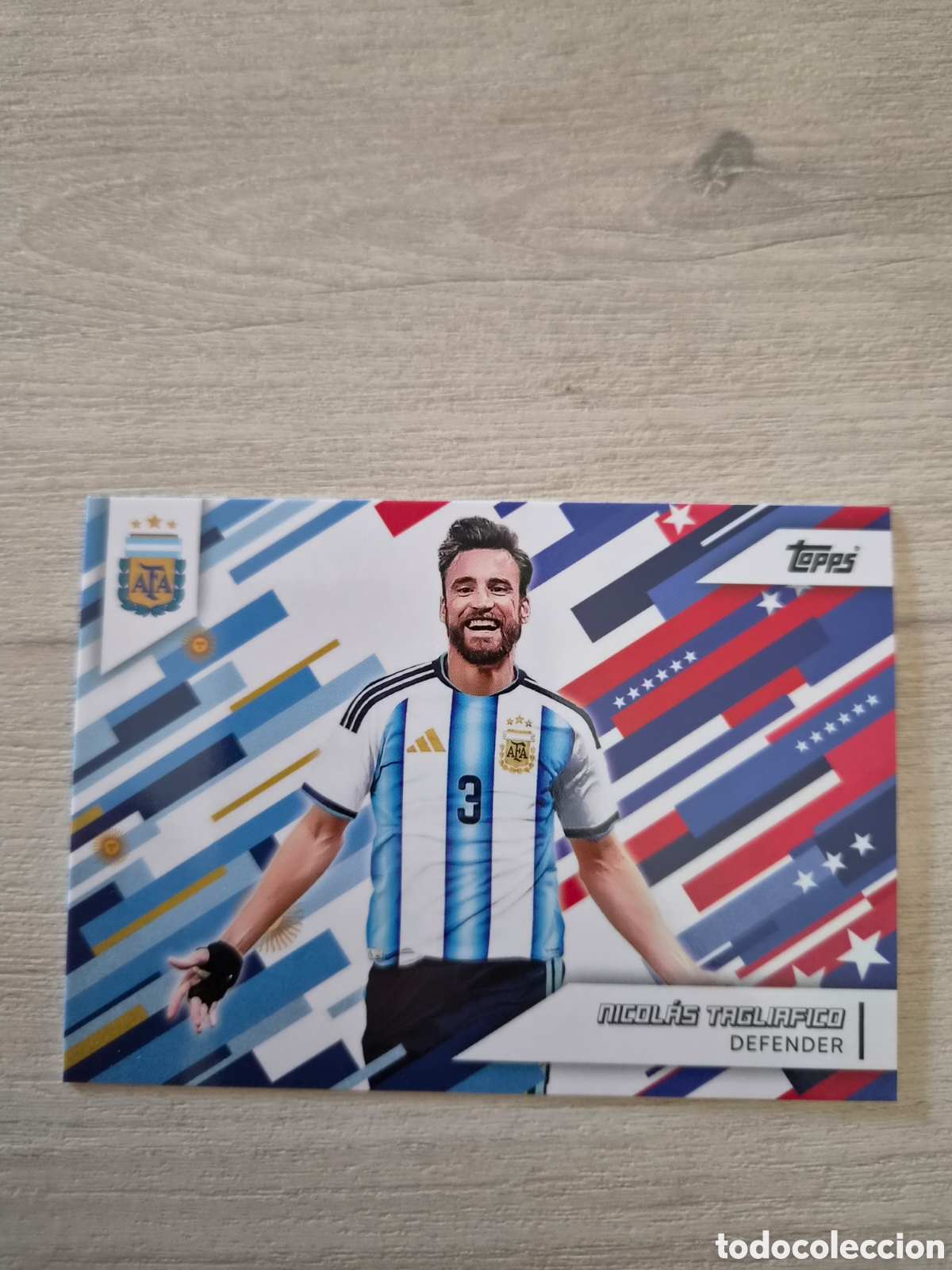 Cromos de f&uacute;tbol: N&deg;32 Nicol&aacute;s Tagliafico Team Set Argentina 2026