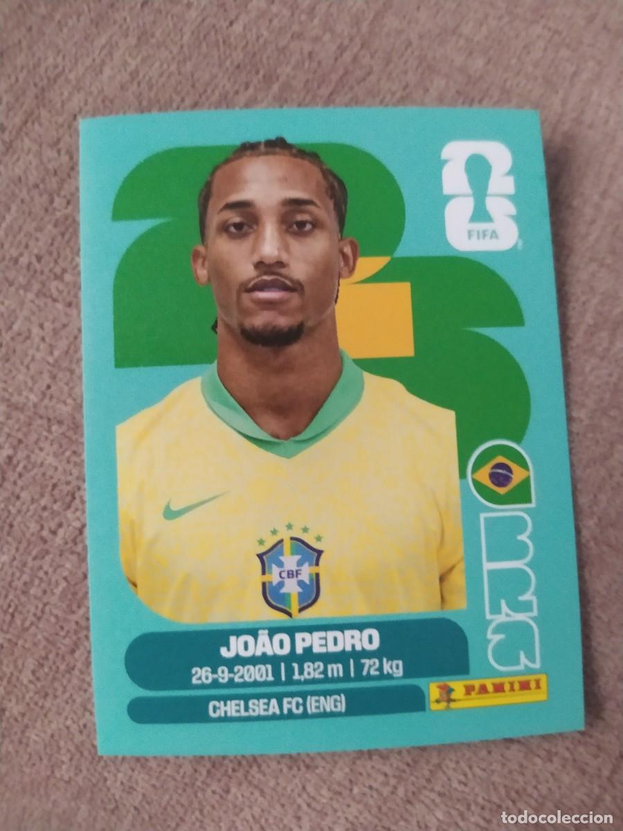 Cromos de f&uacute;tbol: BRA 16 JOAO PEDRO Brasil mundial 2026 panini