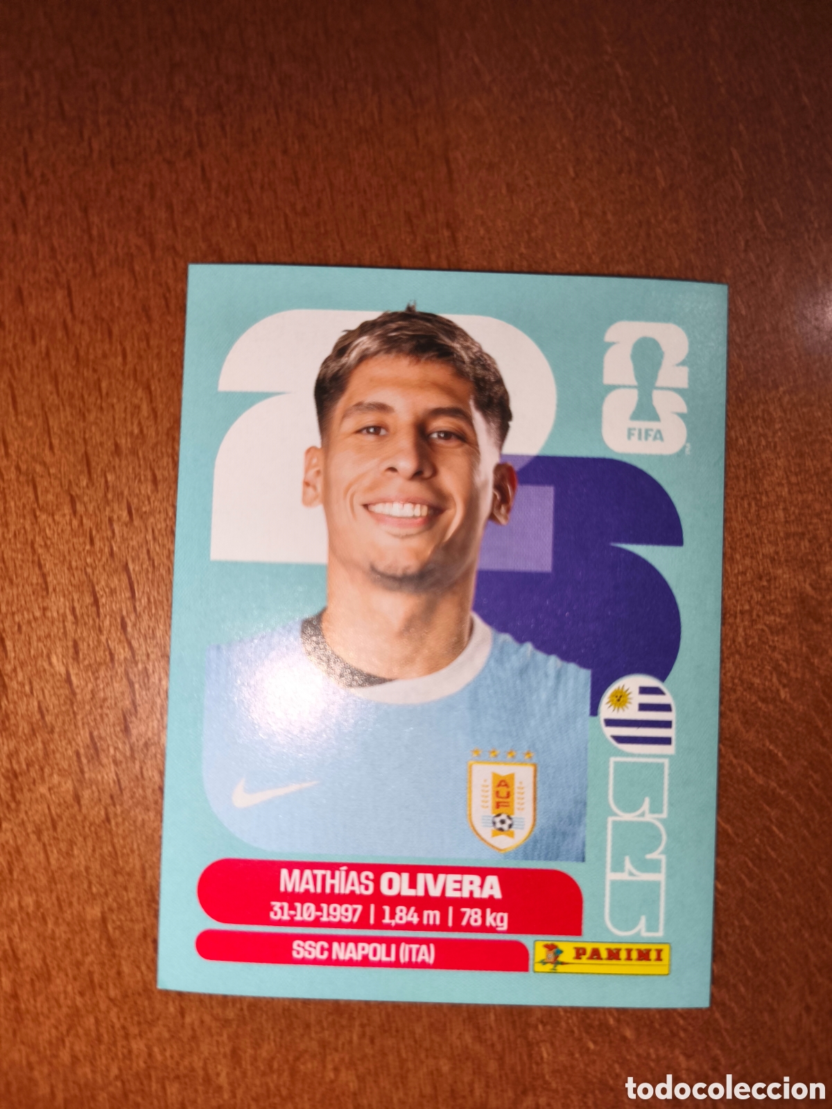 Cromos de f&uacute;tbol: URU7 Mathias Olivera URU 7 Fifa World Cup 2026 Uruguay