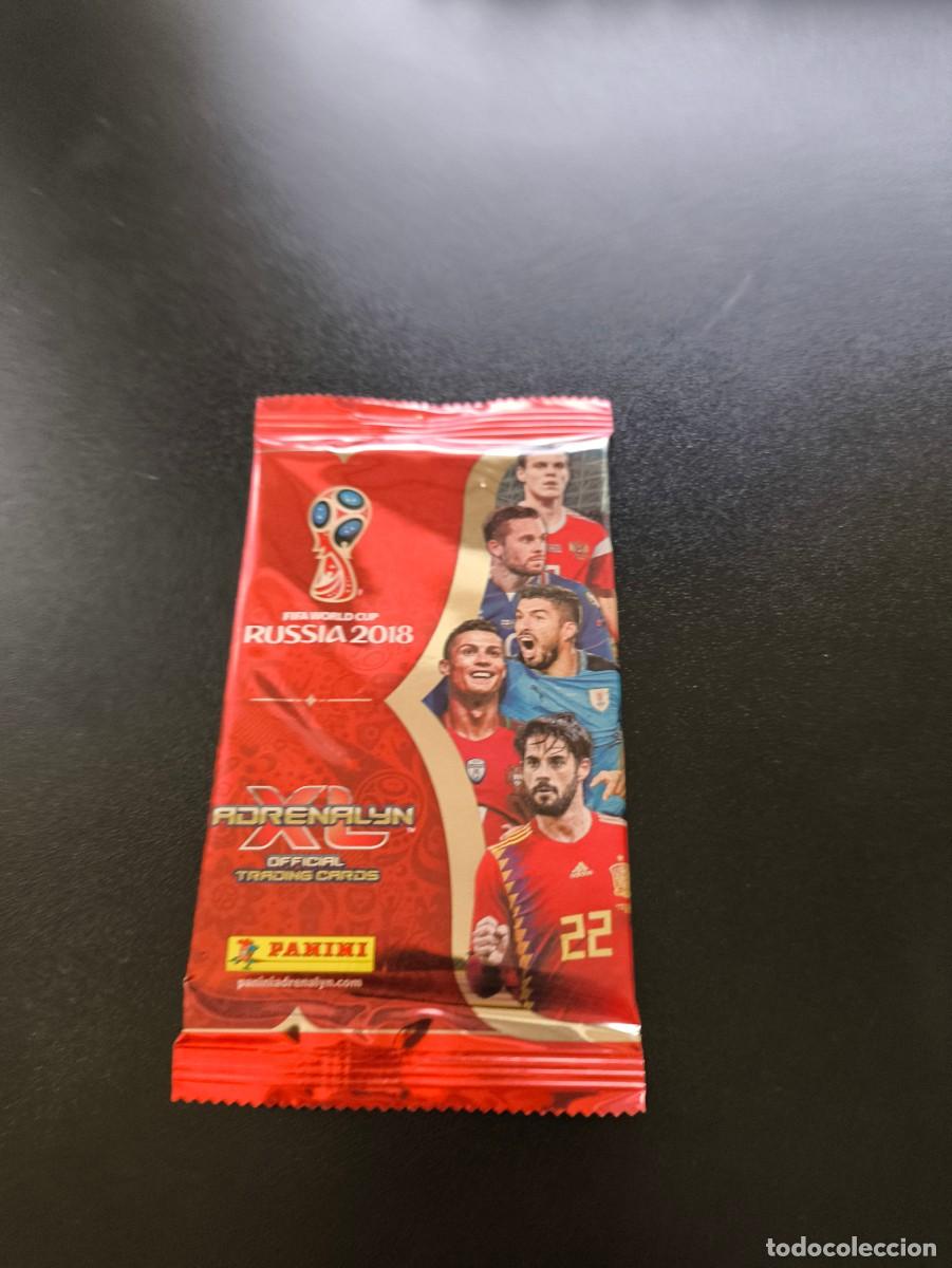 Figurine di Calcio: SOBRE SIN ABRIR PANINI ADRENALYN MUNDIAL WORLD CUP PANINI RUSSIA RUSIA 2018 MBAPPE ROOKIE ? NO LIGA