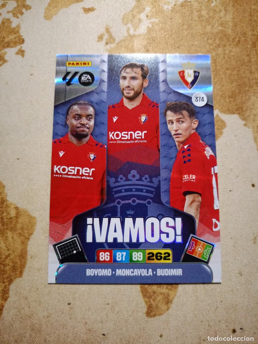 Cromos de f&uacute;tbol: Vamos 374 OSASUNA Adrenalyn 2025-26