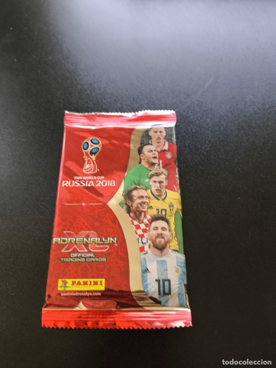 Figurine di Calcio: SOBRE SIN ABRIR PANINI ADRENALYN MUNDIAL WORLD CUP PANINI RUSSIA RUSIA 2018 MBAPPE ROOKIE ? NO LIGA