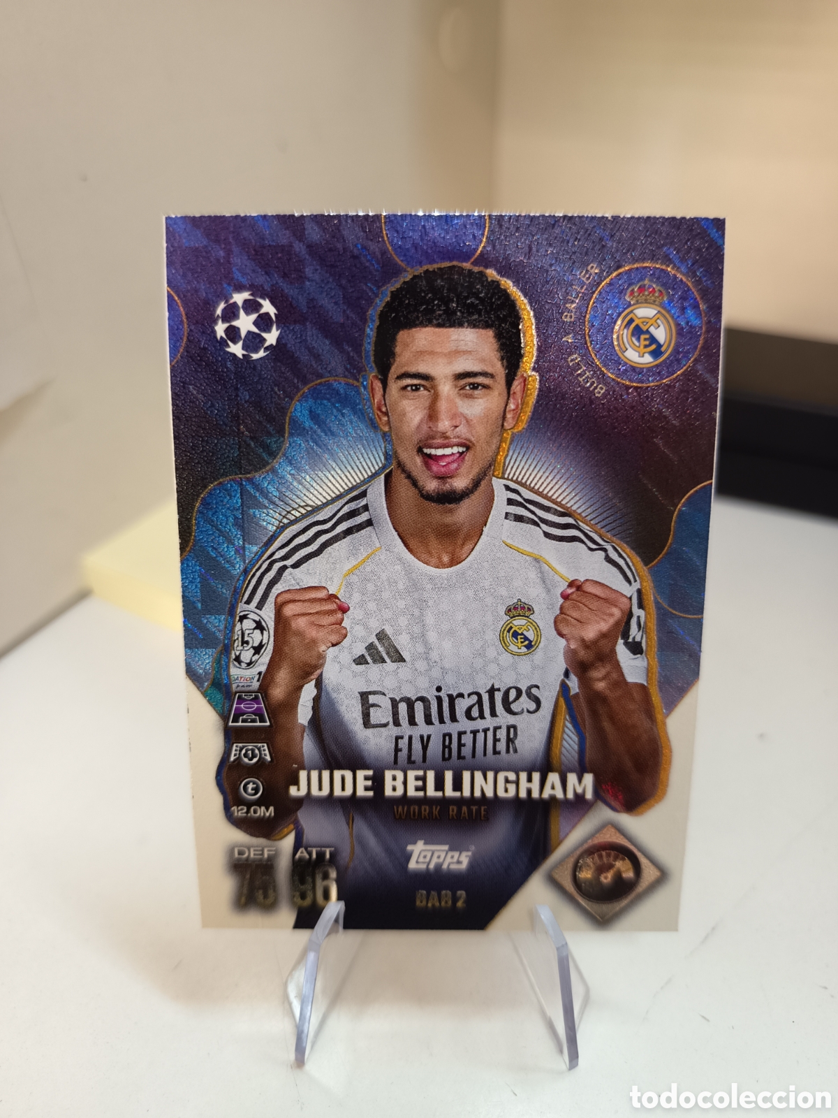 Fu&szlig;ball-Sticker: BAB 2 BELLINGHAM BUILD A BALLER MATCH ATTAX EXTRA 2025 2026