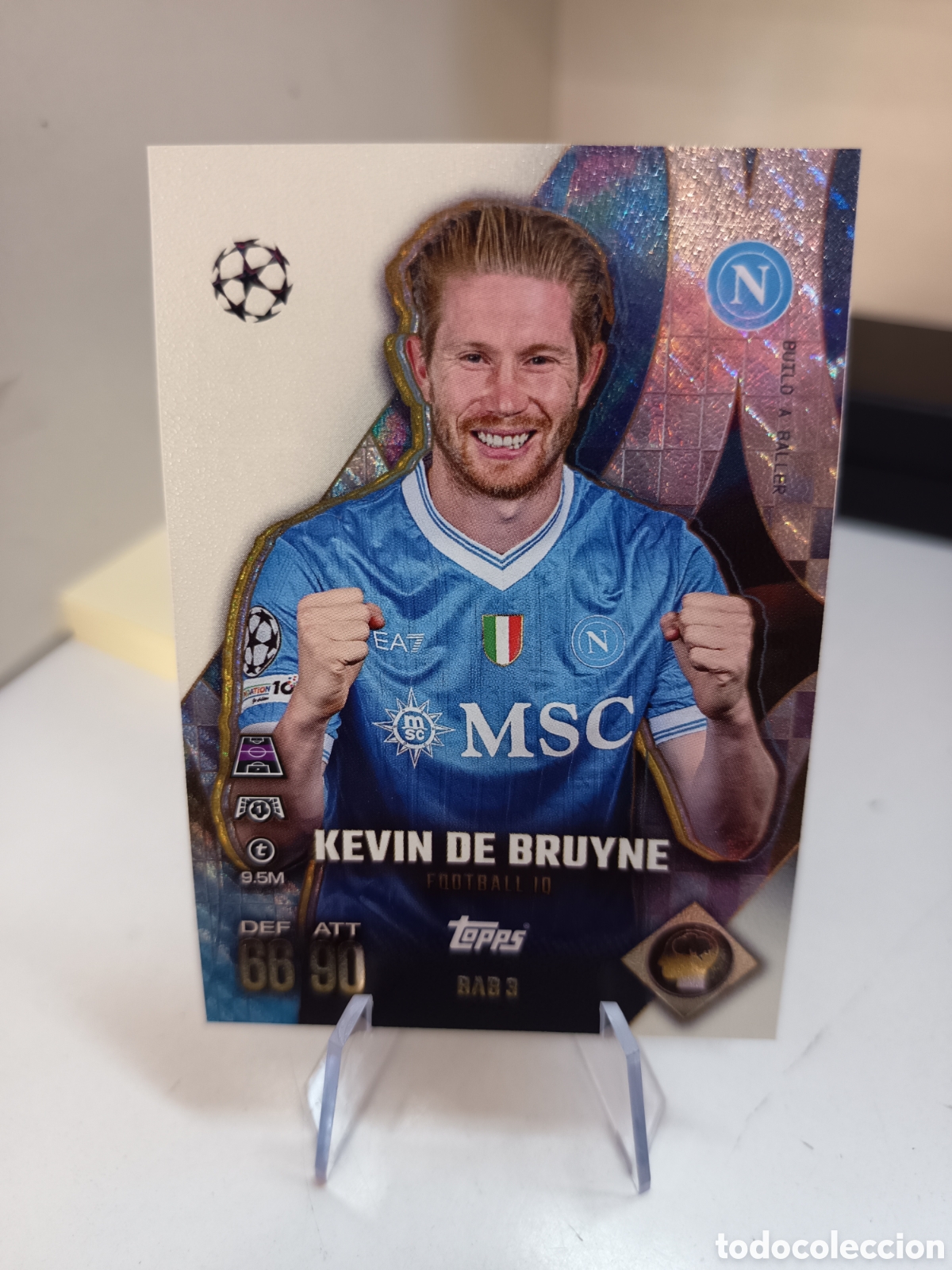 Fu&szlig;ball-Sticker: BAB 3 KEVIN DE BRUYNE BUILD A BALLER MATCH ATTAX EXTRA 2025 2026