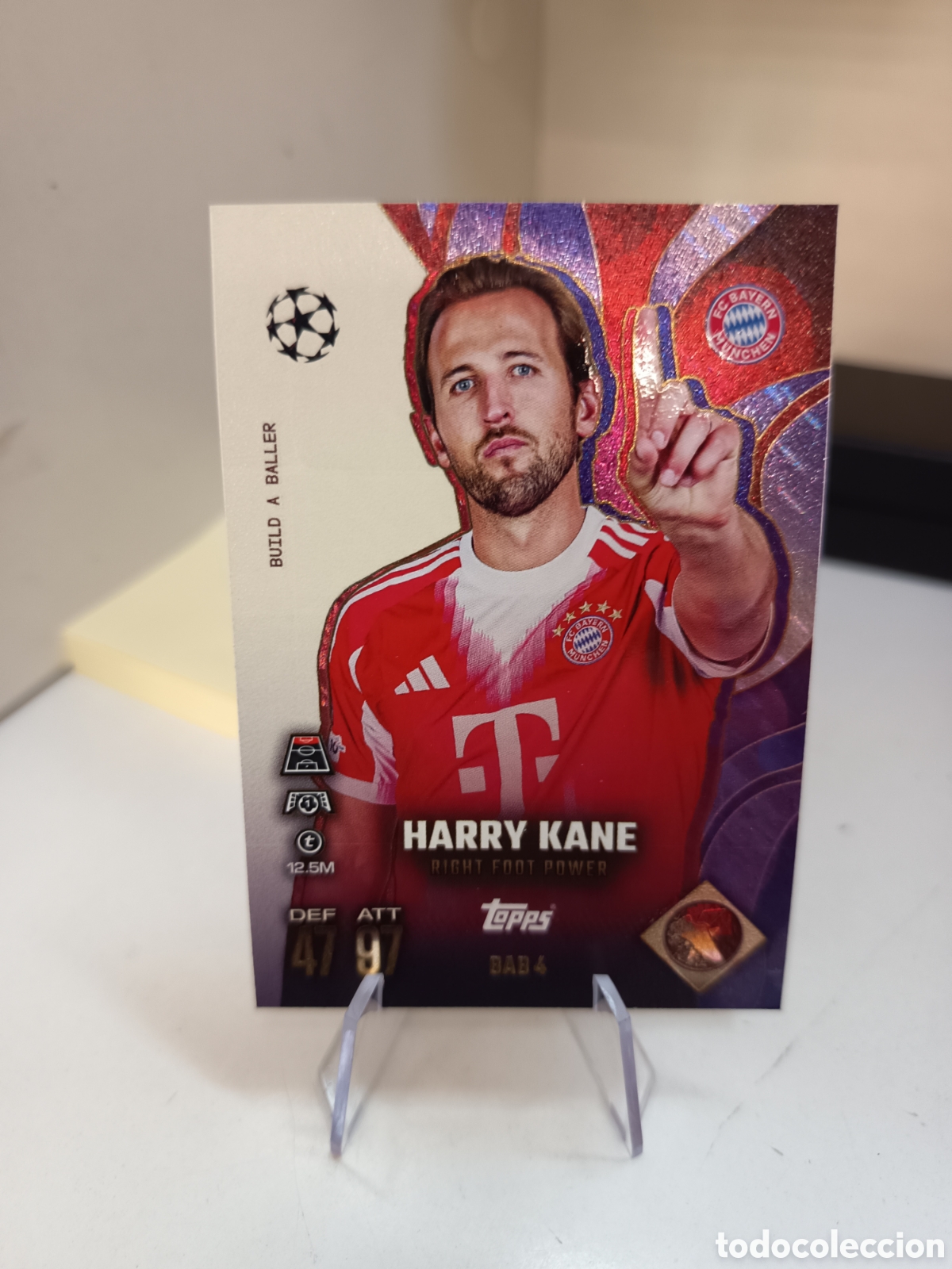 Fu&szlig;ball-Sticker: BAB 4 HARRY KANE BUILD A BALLER MATCH ATTAX EXTRA 2025 2026