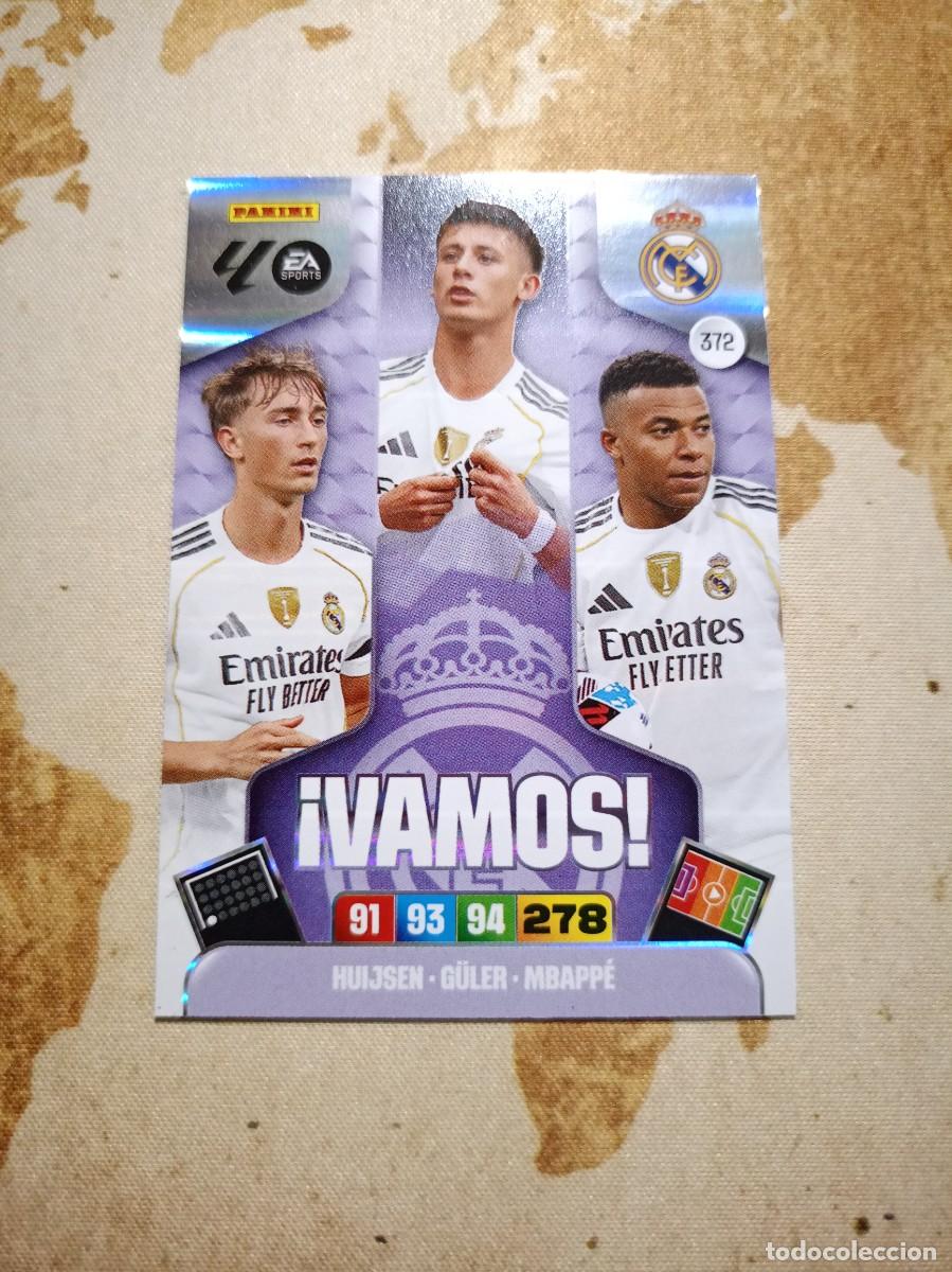 Cromos de f&uacute;tbol: Vamos 372 REAL MADRID Adrenalyn 2025-26