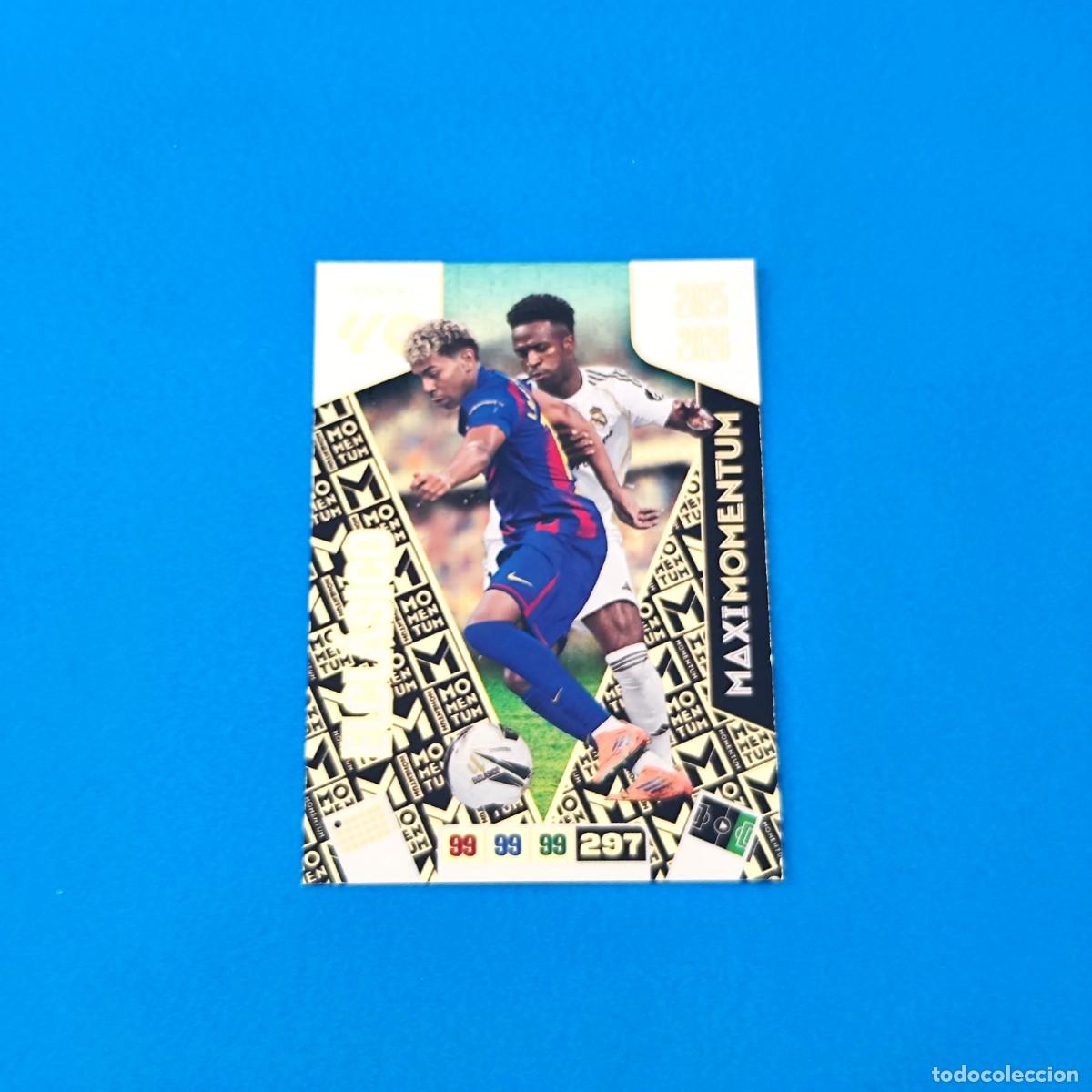 Figurine di Calcio: Adrenalyn 2025 2026 / 25 26 Maxi Momentum El Cl&aacute;sico Vinicius Lamine Yamal