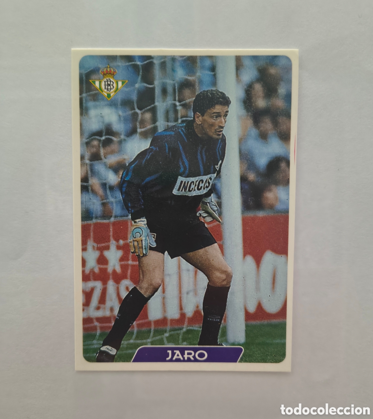 Cromos de f&uacute;tbol: JARO N 39 (BETIS) FICHAS DE LA LIGA 1995/1996 MUNDICROMO 95 96