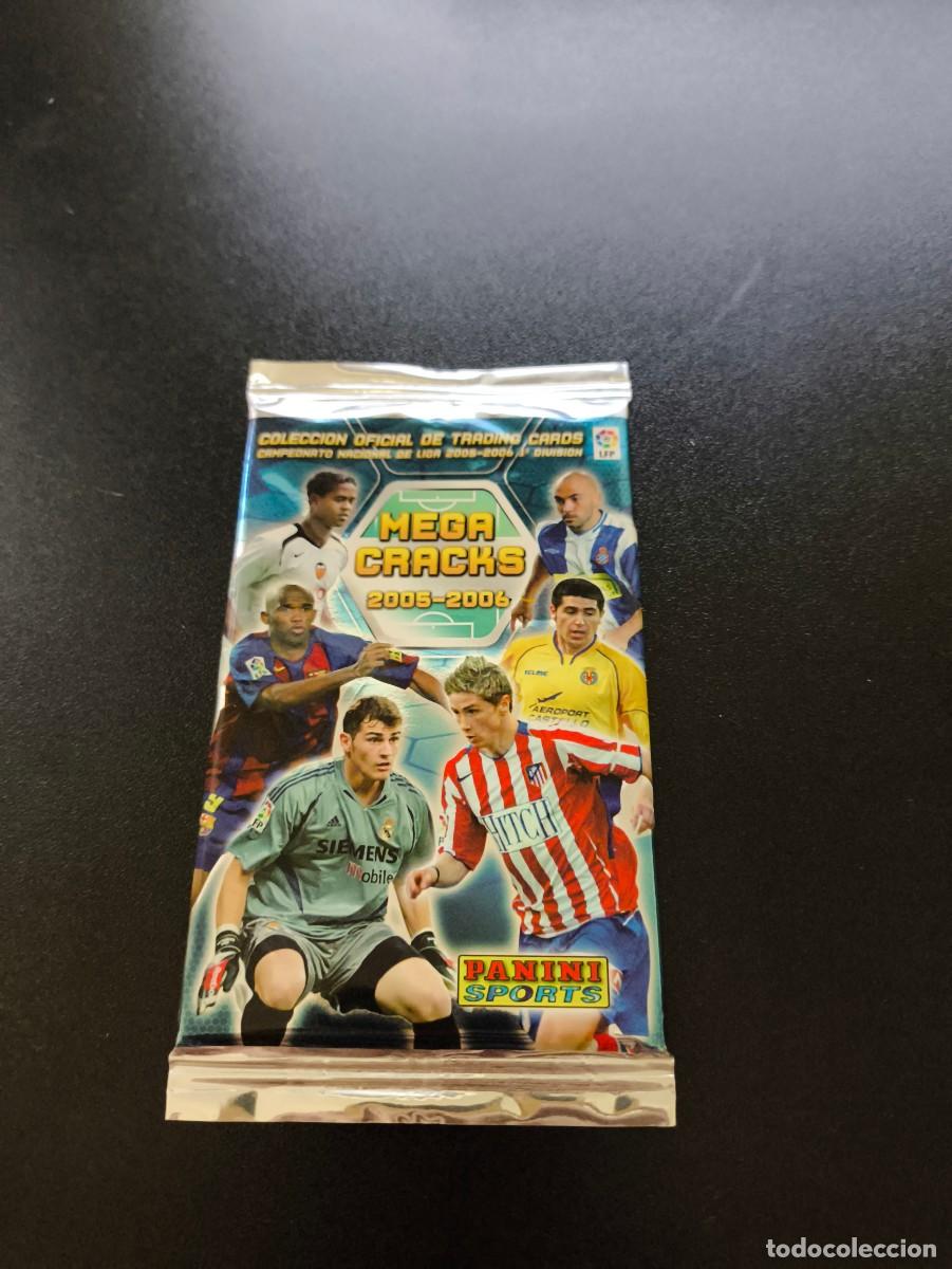 Figurine di Calcio: SOBRE SIN ABRIR PANINI LIGA MEGACRACKS 2005 2006 05 06 NO ESTE ADRENALYN MESSI SECOND ROOKIE CARD ?