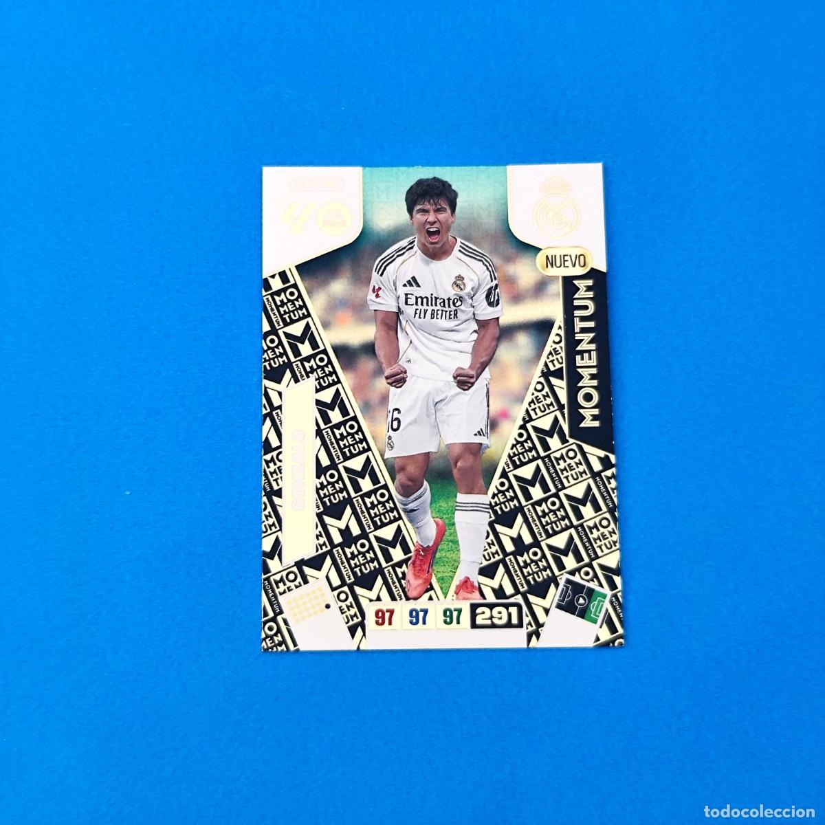 Cromos de f&uacute;tbol: Adrenalyn 2025 2026 / 25 26 Momentum Gonzalo Real Madrid