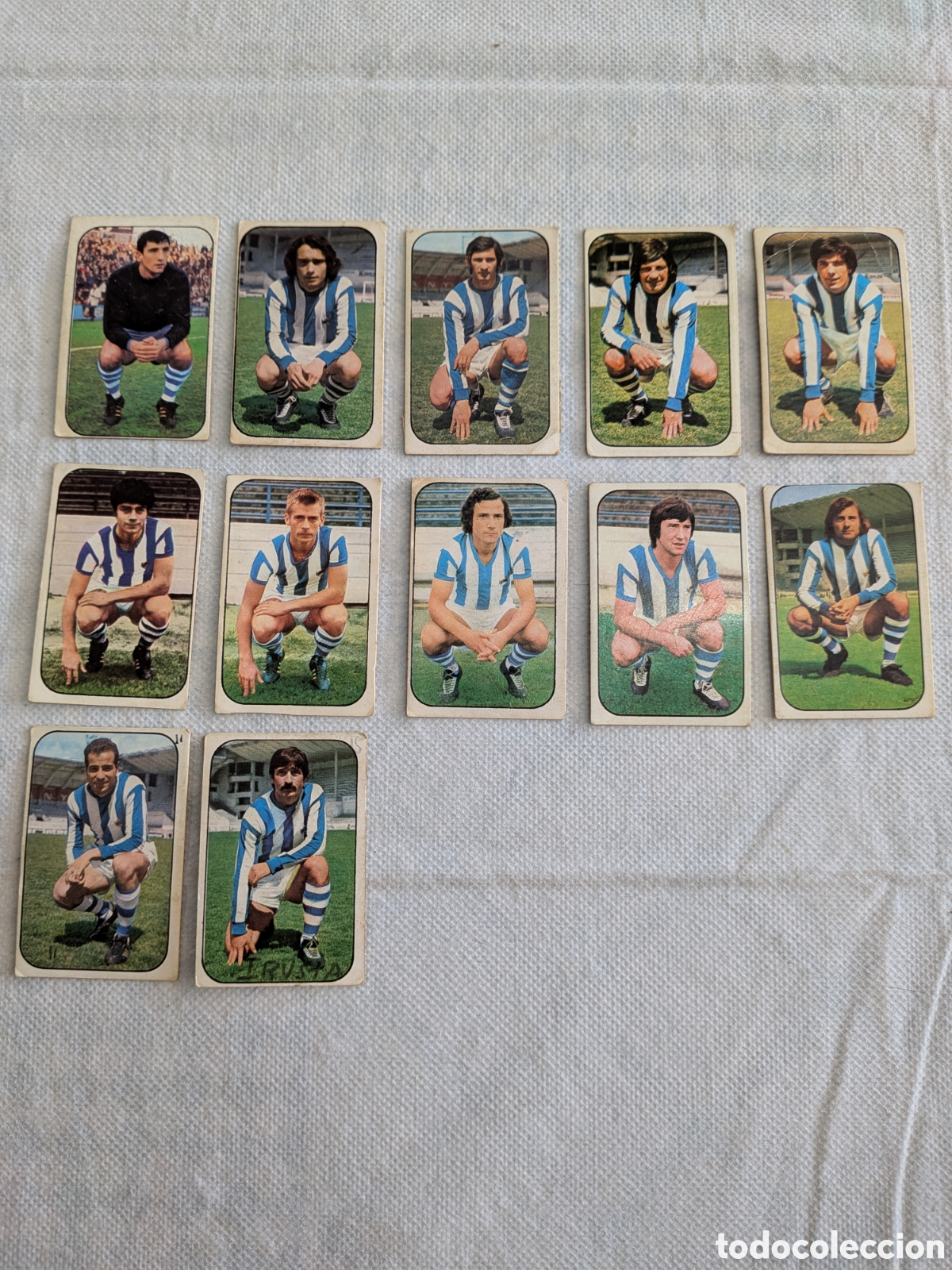 Figurine di Calcio: Real Sociedad Liga Este 76-77 - Coleccion 12 cromos diferentes