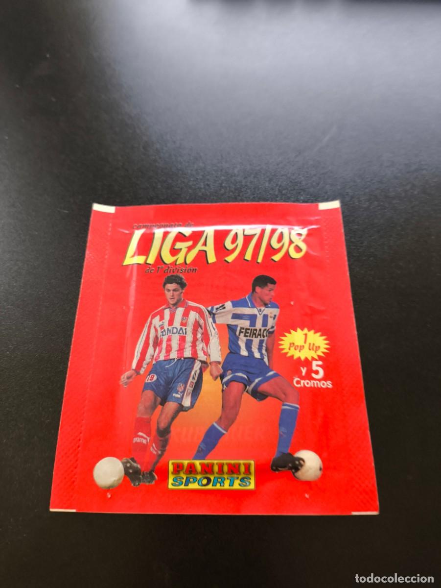 Figurine di Calcio: SOBRE SIN ABRIR KIKO RIVALDO PANINI LIGA TEMPORADA 1997 1998 97 98 NO LIGA ESTE MEGACRACKS