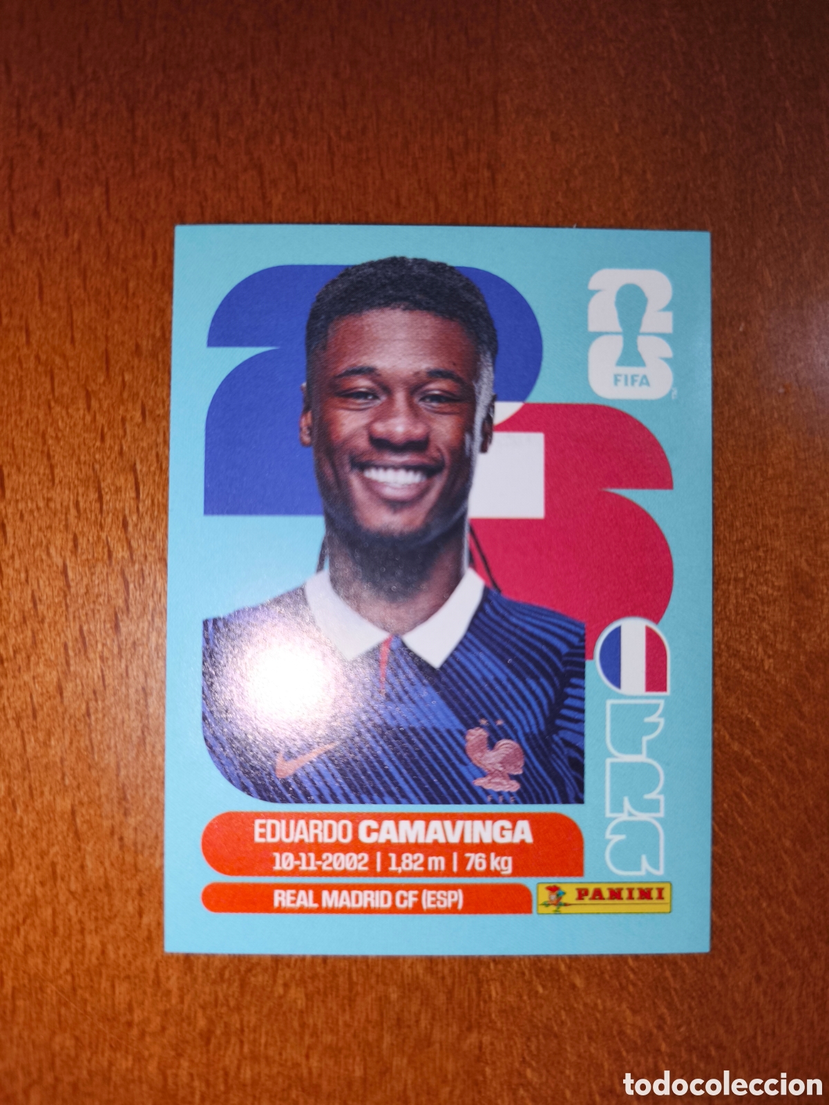 Cromos de f&uacute;tbol: FRA10 Eduardo Camavinga FRA 10 Fifa World Cup 2026 Francia