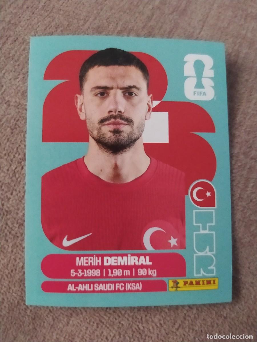 Cromos de f&uacute;tbol: TUR 07 Merih DEMIRAL Turqu&iacute;a mundial 2026 panini