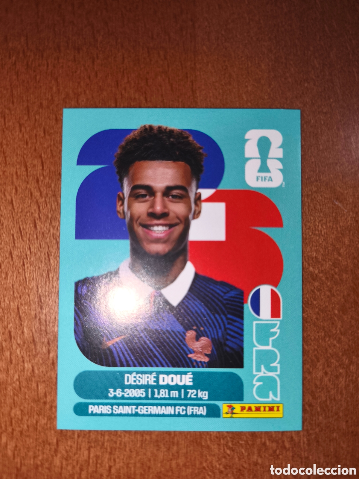 Cromos de f&uacute;tbol: FRA17 Desire Doue FRA 17 Fifa World Cup 2026 Francia
