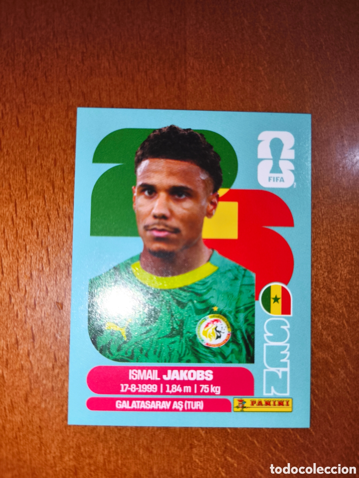 Fu&szlig;ball-Sticker: SEN6 Ismail Jakobs SEN 6 Fifa World Cup 2026 Senegal