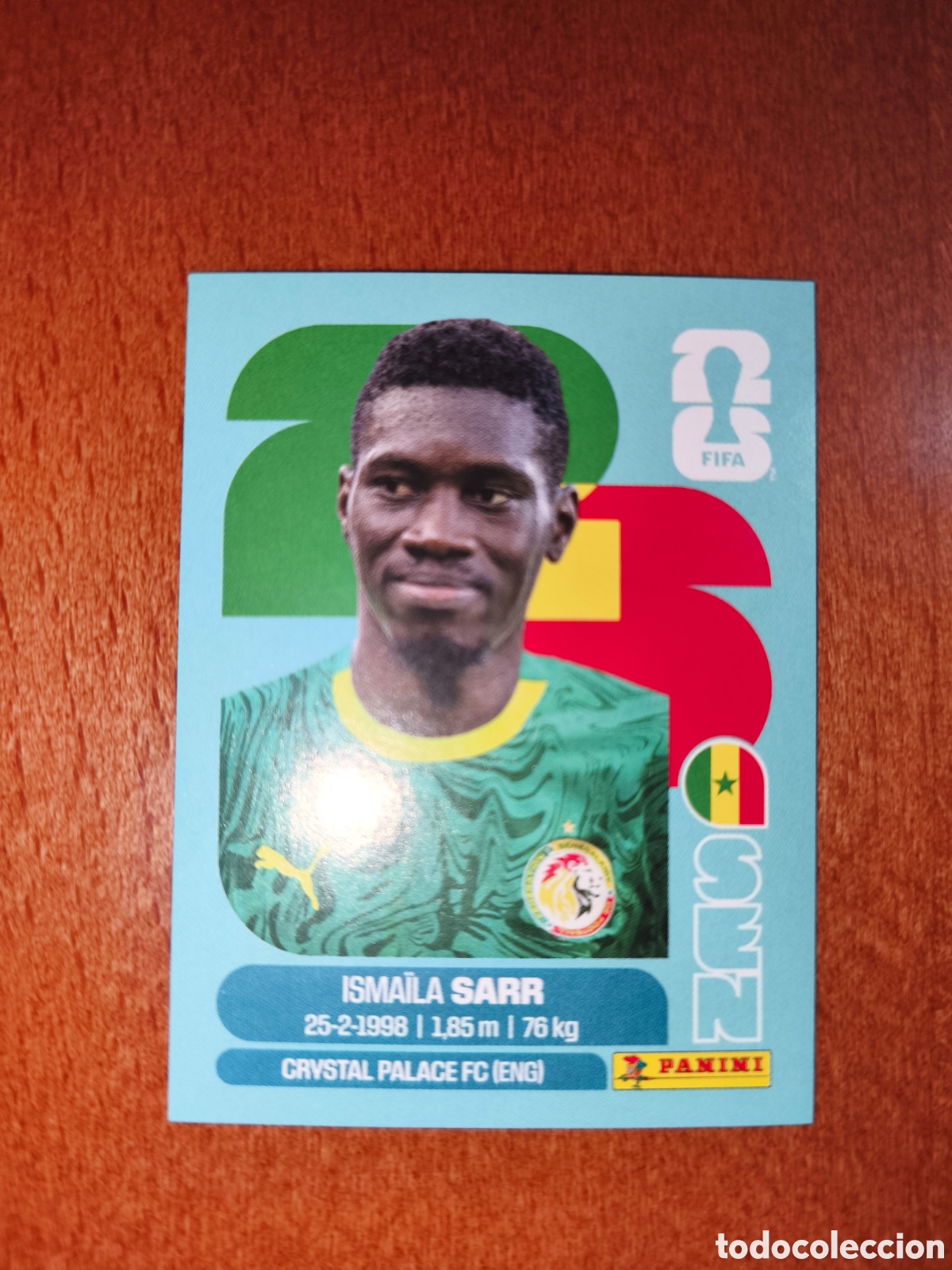 Fu&szlig;ball-Sticker: SEN16 Ismaila Sarr SEN 16 Fifa World Cup 2026 Senegal