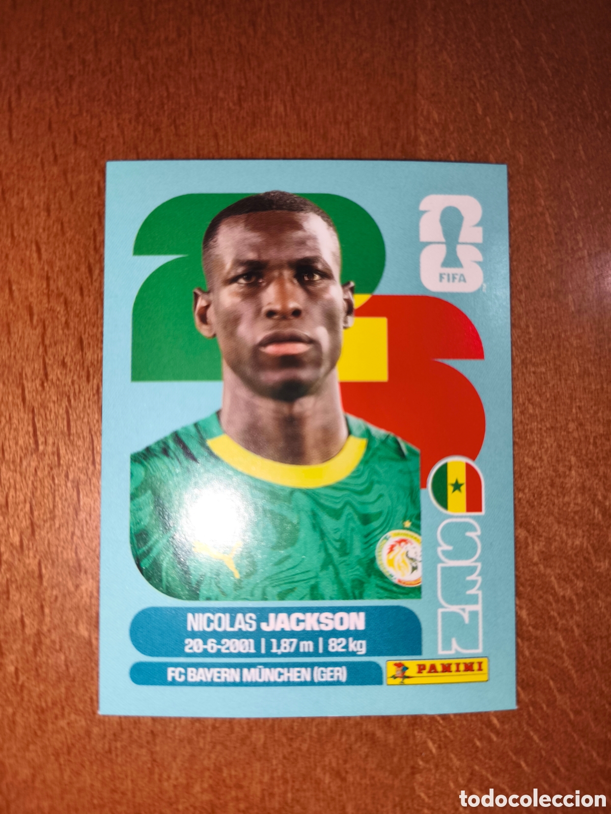 Fu&szlig;ball-Sticker: SEN19 Nicolas Jackson SEN 19 Fifa World Cup 2026 Senegal