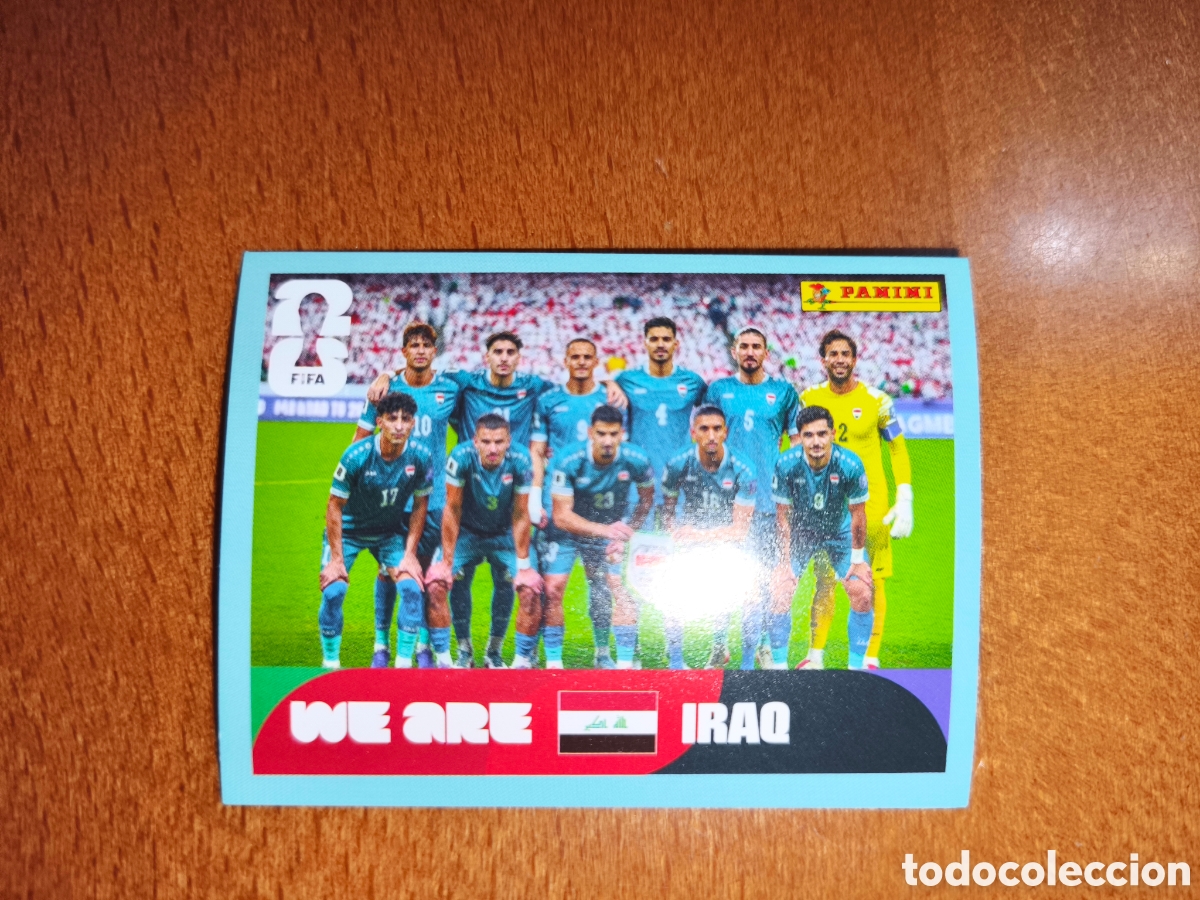 Fu&szlig;ball-Sticker: IRQ13 Equipo IRQ 13 Fifa World Cup 2026 Irak