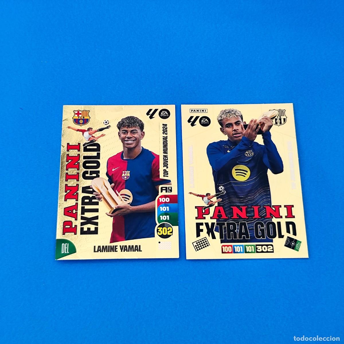 Fu&szlig;ball-Sticker: Adrenalyn 2024 2025 / 24 25 - 2025 2026 / 25 26 Lamine Yamal Panini Extra Gold Barcelona