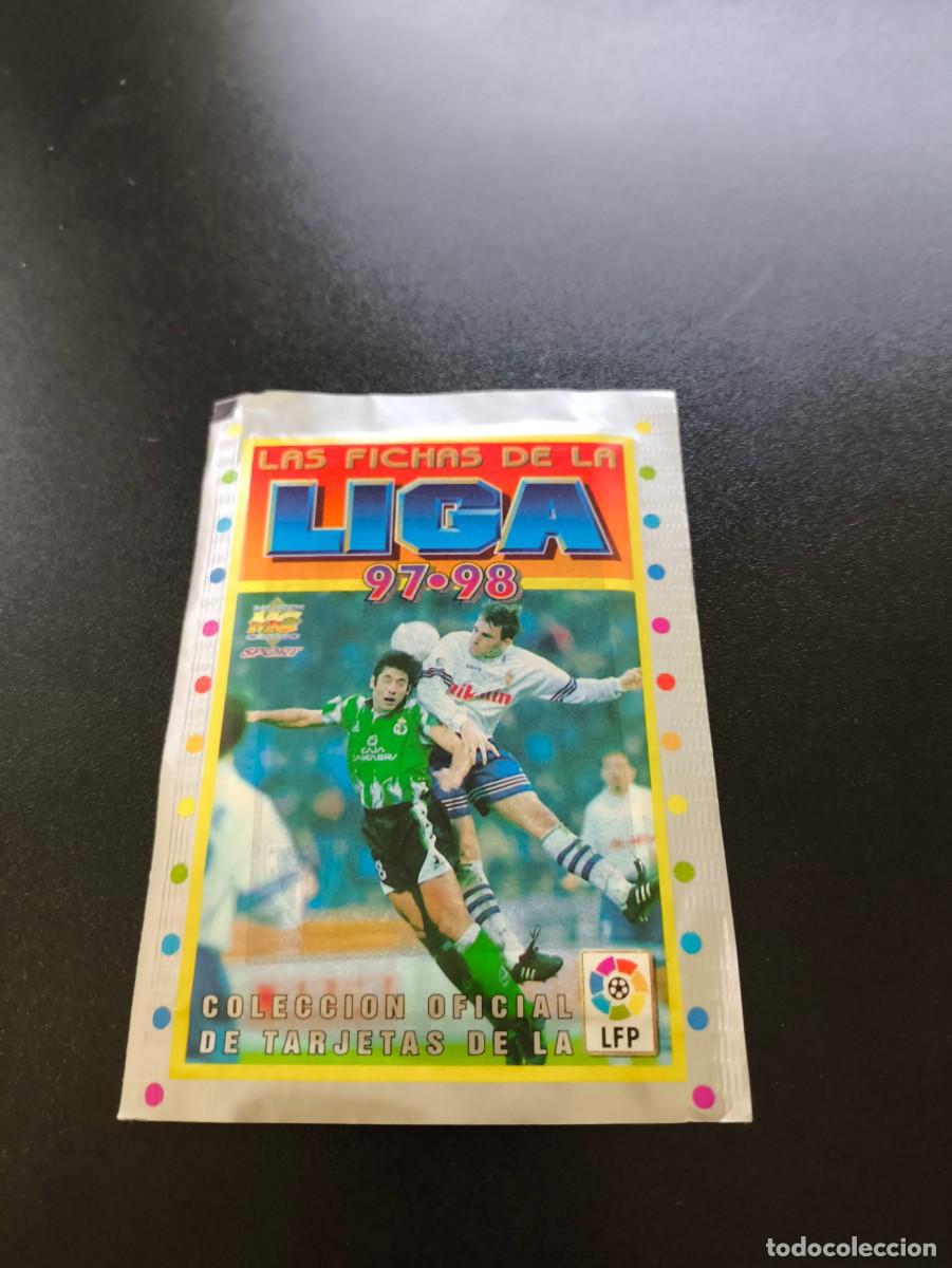 Cromos de Futebol: SOBRE SIN ABRIR CUARTERO ZARAGOZA MUNDICROMO LIGA 1997 1998 NO PANINI ESTE MEGACRACKS RONALDO ?