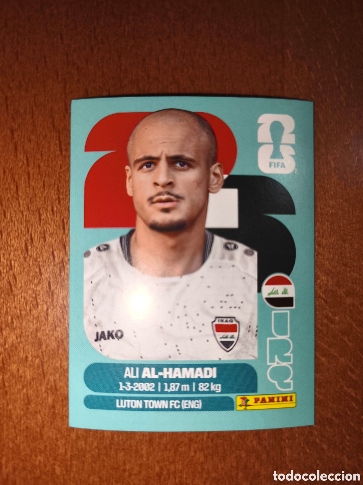 Fu&szlig;ball-Sticker: IRQ18 Ali Al-Hamadi IRQ 18 Fifa World Cup 2026 Irak