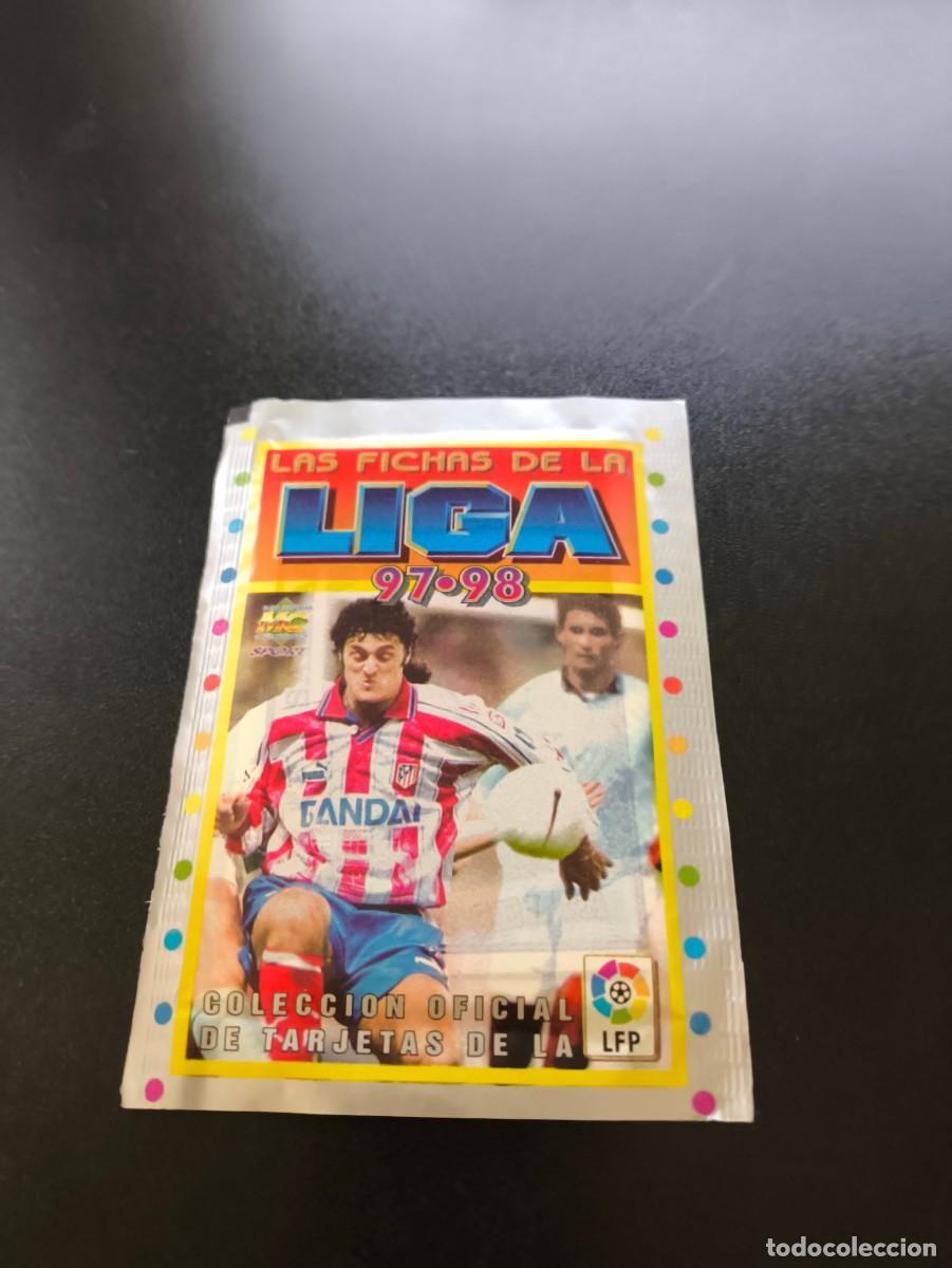Cromos de f&uacute;tbol: SOBRE SIN ABRIR KIKO ATLETICO MADRID MUNDICROMO LIGA 1997 1998 NO PANINI ESTE MEGACRACKS RONALDO ?