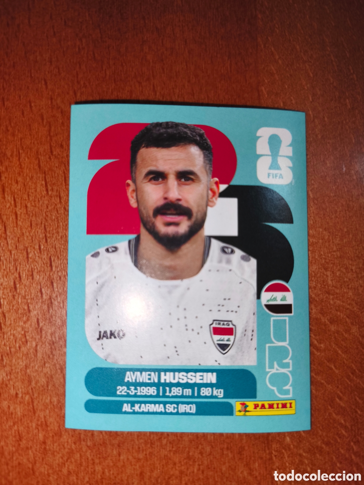 Fu&szlig;ball-Sticker: IRQ19 Aymen Hussein IRQ 19 Fifa World Cup 2026 Irak