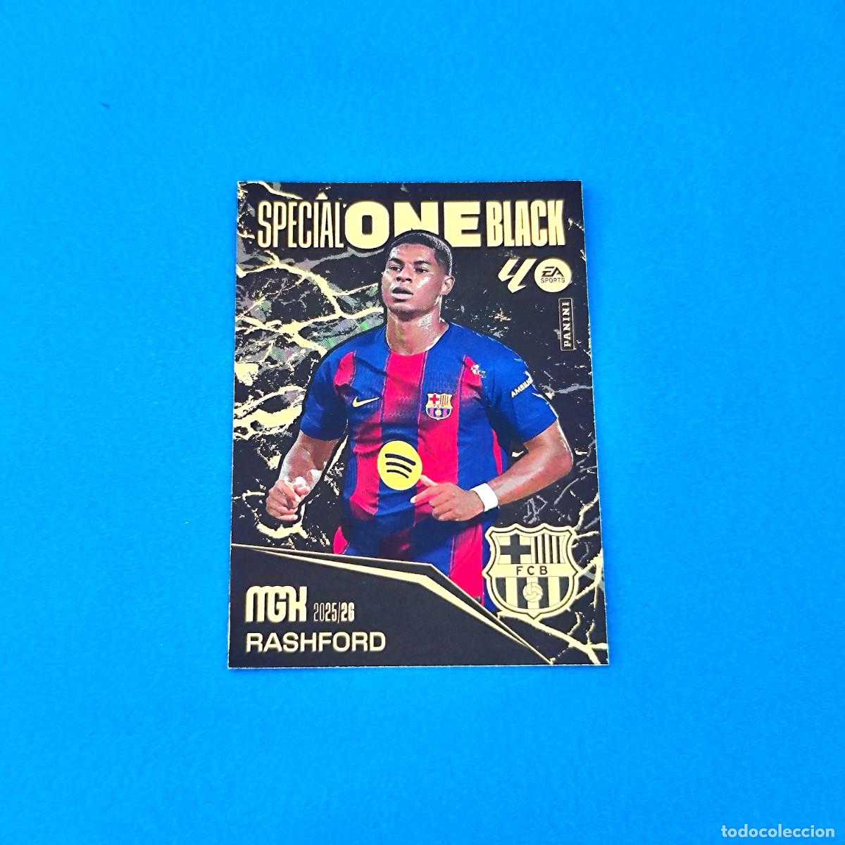 Fu&szlig;ball-Sticker: Megacracks 2025 2026 / 25 26 Special One Black Rashford Barcelona