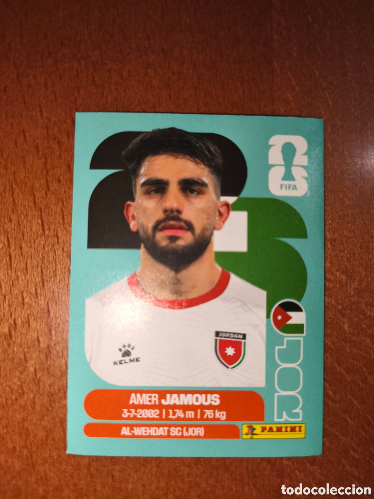 Fu&szlig;ball-Sticker: JOR14 Amer Jamous JOR 14 Fifa World Cup 2026 Jordania