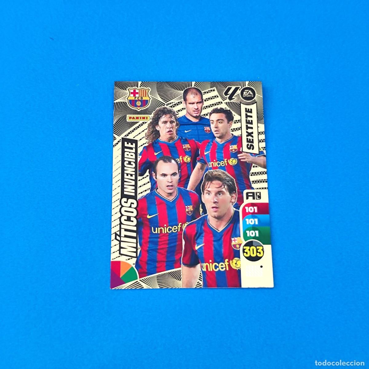 Cromos de f&uacute;tbol: Adrenalyn 2024 2025 / 24 25 M&iacute;ticos Invencible Sextete Barcelona