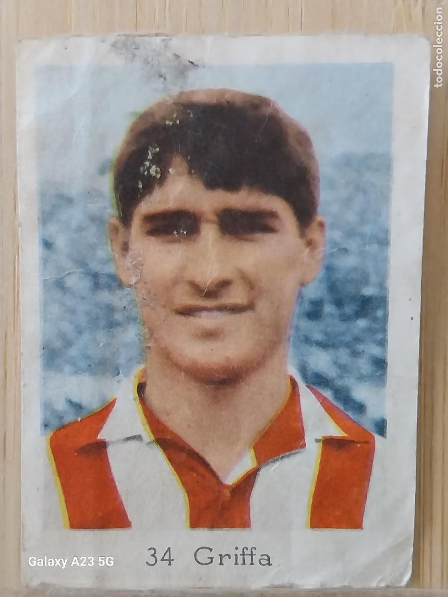 Cromos de f&uacute;tbol: GRIFFA AT ATLETICO MADRID 34 ED RUIZ ROMERO A&Ntilde;O 1963 CROMO RECUPERADO 6.3X4.5CMS