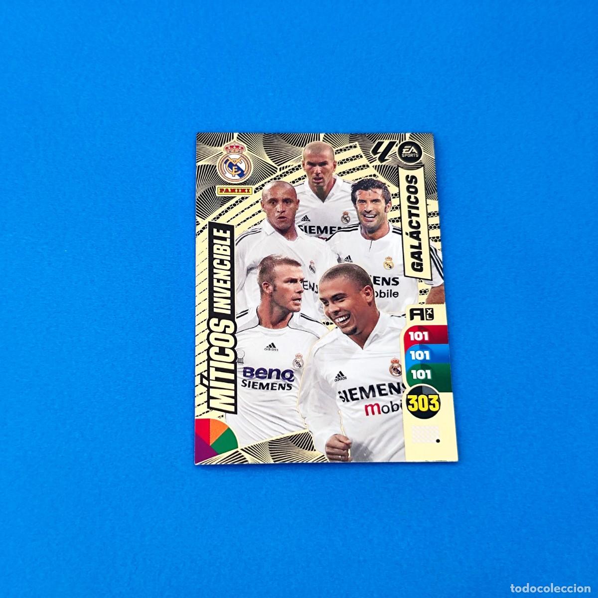Cromos de f&uacute;tbol: Adrenalyn 2024 2025 / 24 25 M&iacute;ticos Invencible Gal&aacute;cticos Real Madrid