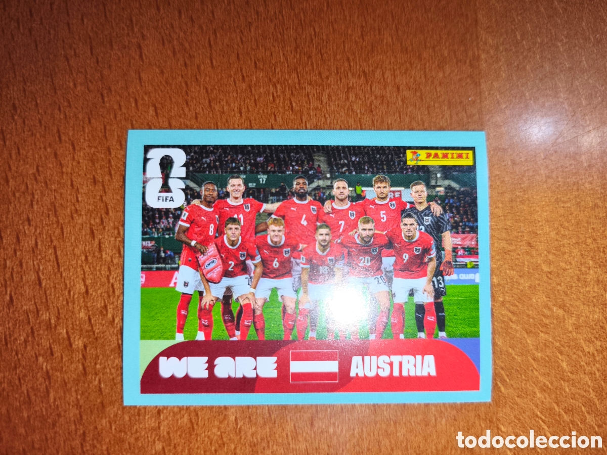 Cromos de f&uacute;tbol: AUT13 Equipo AUT 13 Fifa World Cup 2026 Austria