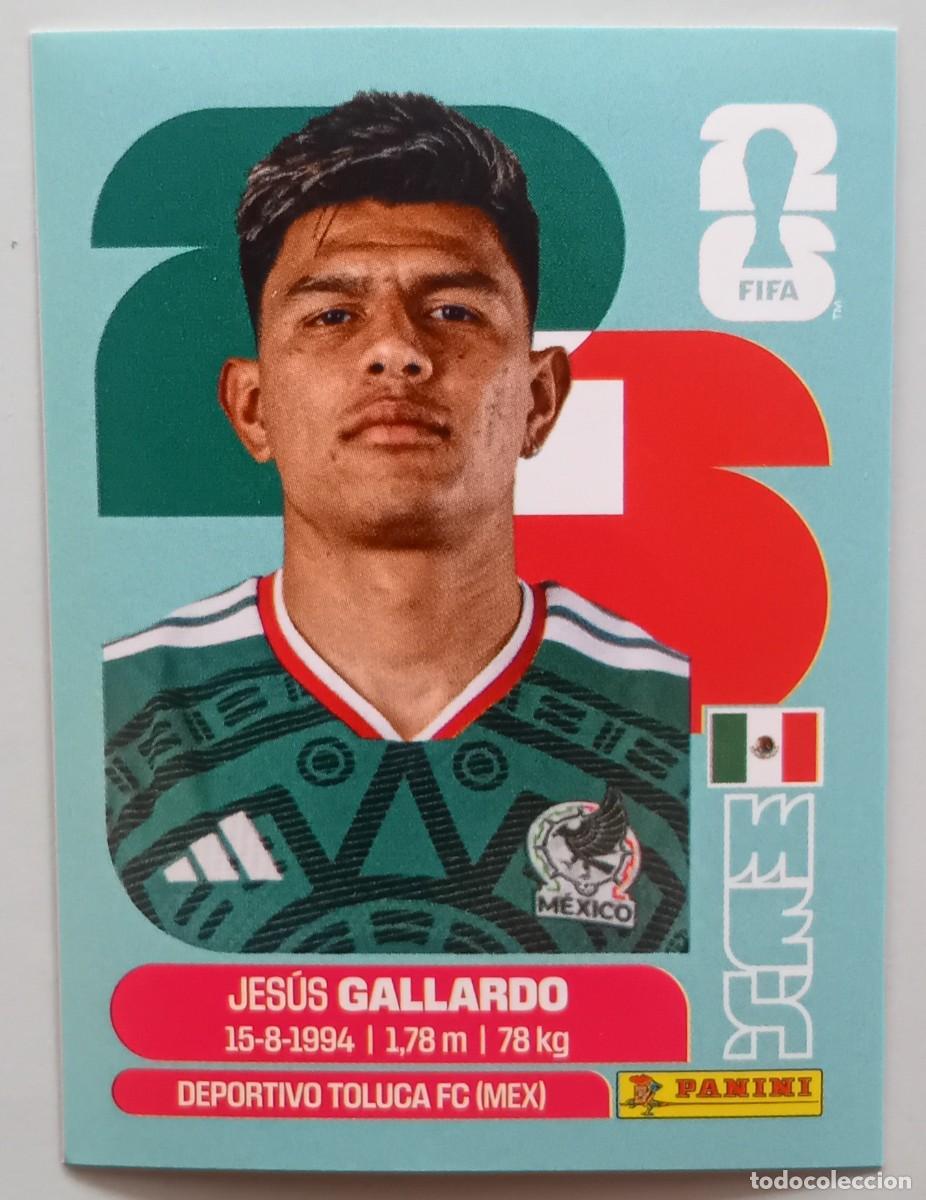 Cromos de f&uacute;tbol: Figurina Panini 2026 Cromo World Cup Usa Mundial 2026 Jes&uacute;s Gallardo n MEX 6
